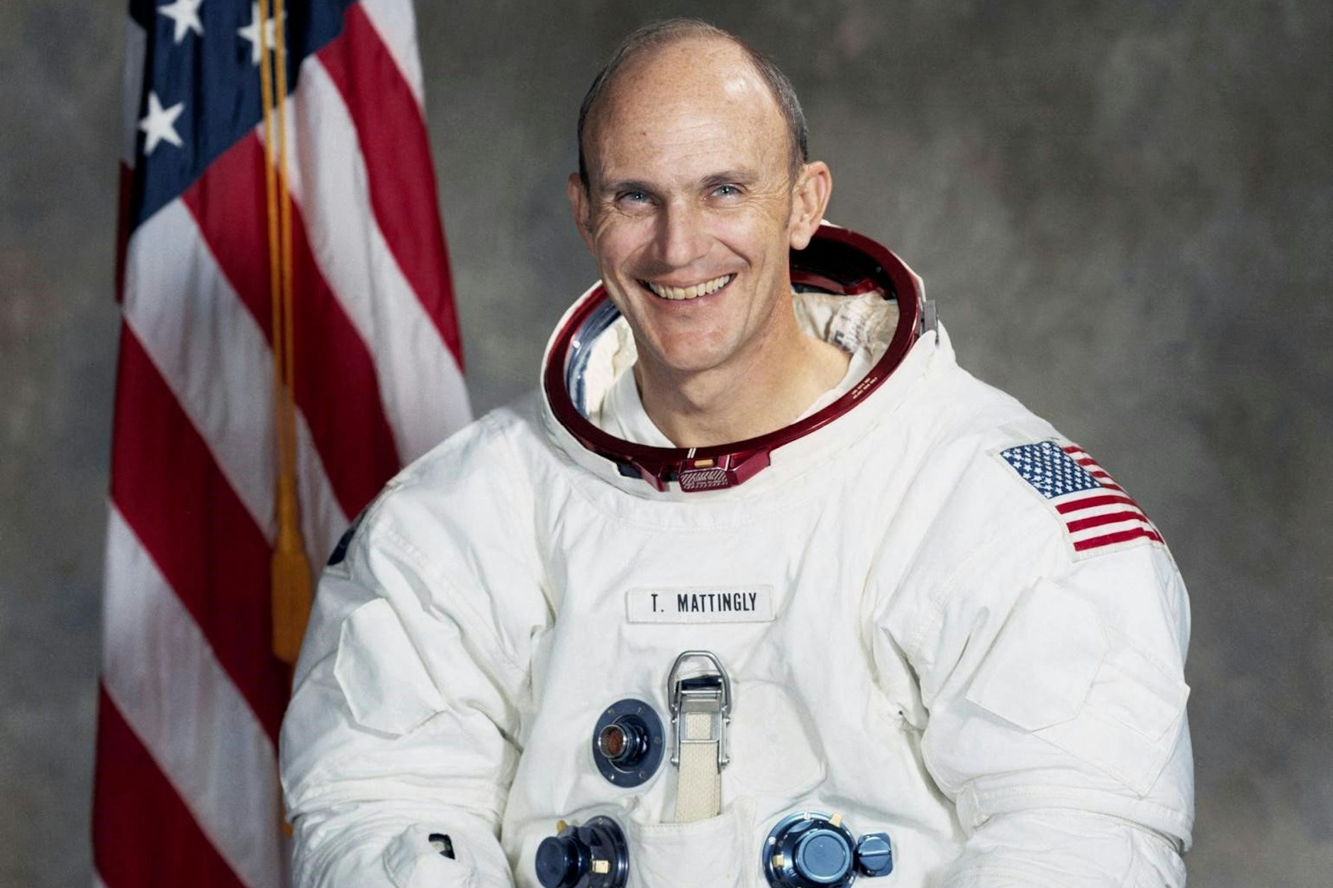 US-Astronaut Thomas K. Mattingly wurde weniger Tage vor der Apollo 13-Mssion krank.