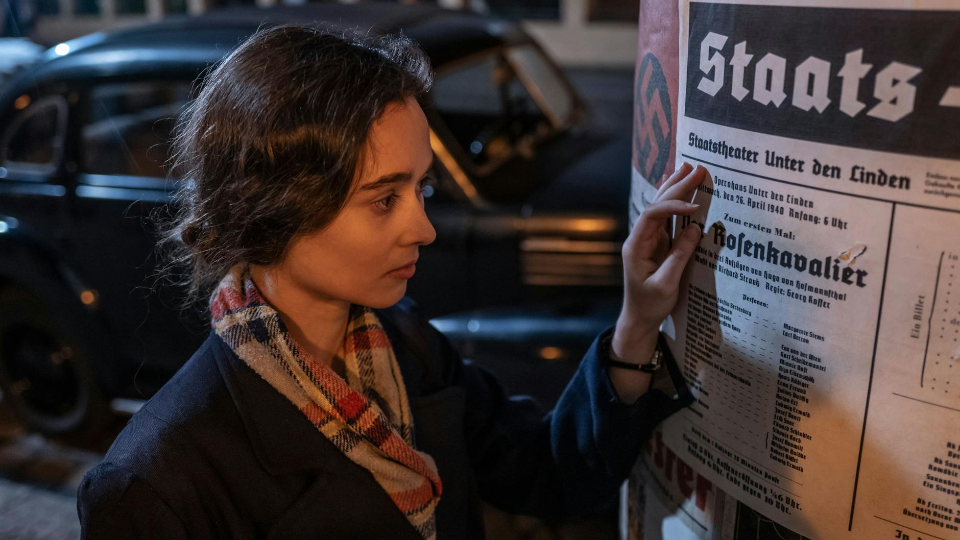Die junge Margot (Julia Anna Grob) geht nach der Deportation ihres Bruders und ihrer Mutter in den Untergrund und versteckt sich vor der Gestapo.