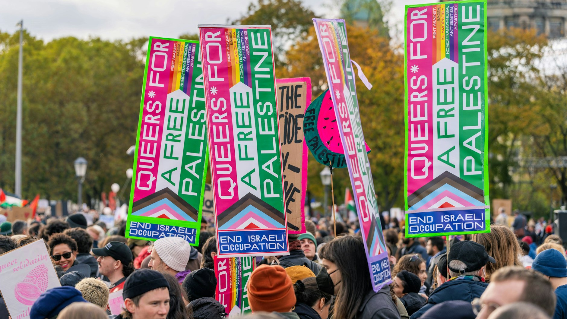 Die „Queers for Palestine“ setzen sich für ein Land ein, indem es anders als in Israel so gut wie keine LGBTQ-Rechte gibt.