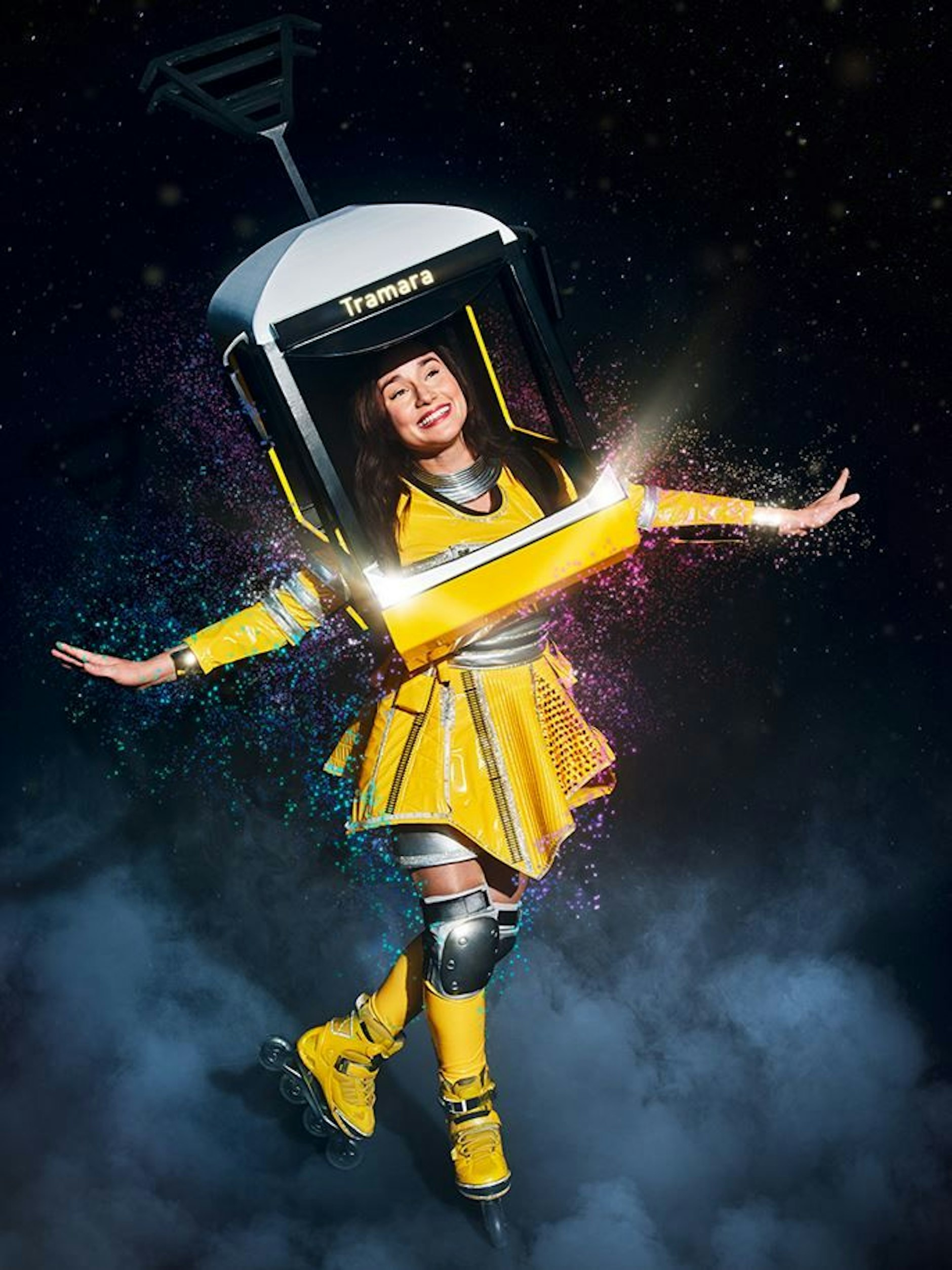 Die Hauptrolle im BVG-Musical spielt die Straßenbahn Tramara.