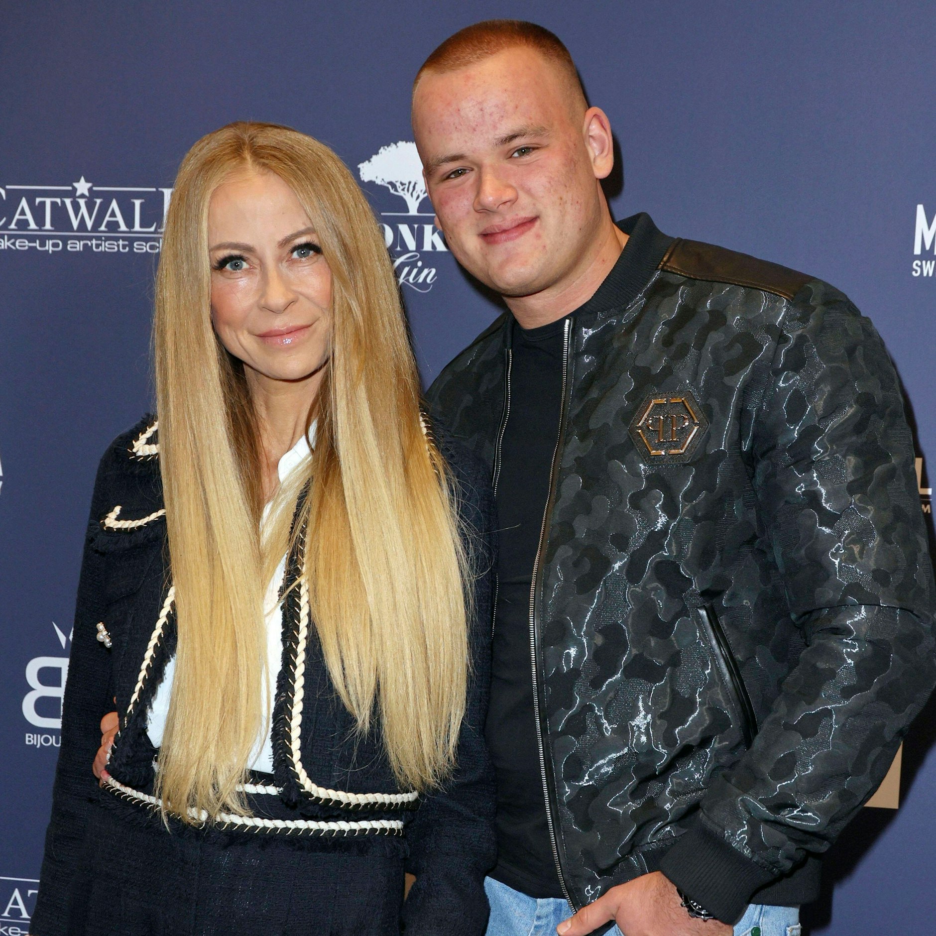 Jenny Elvers und ihr Sohn Paul