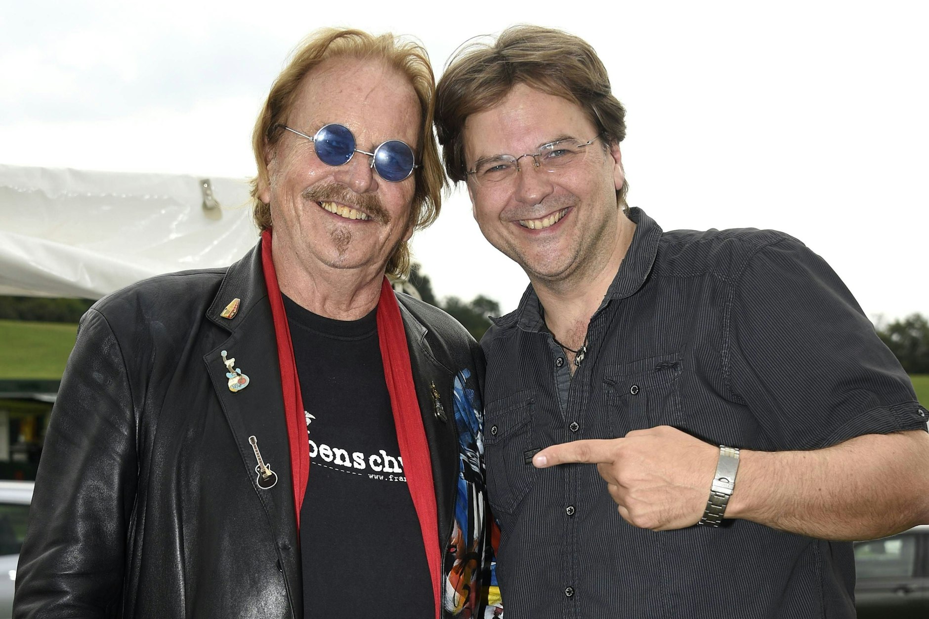 Frank Zander (l.) mit Sohn Marcus Zander. Die beiden sind privat, aber auch dienstlich unzertrennlich.