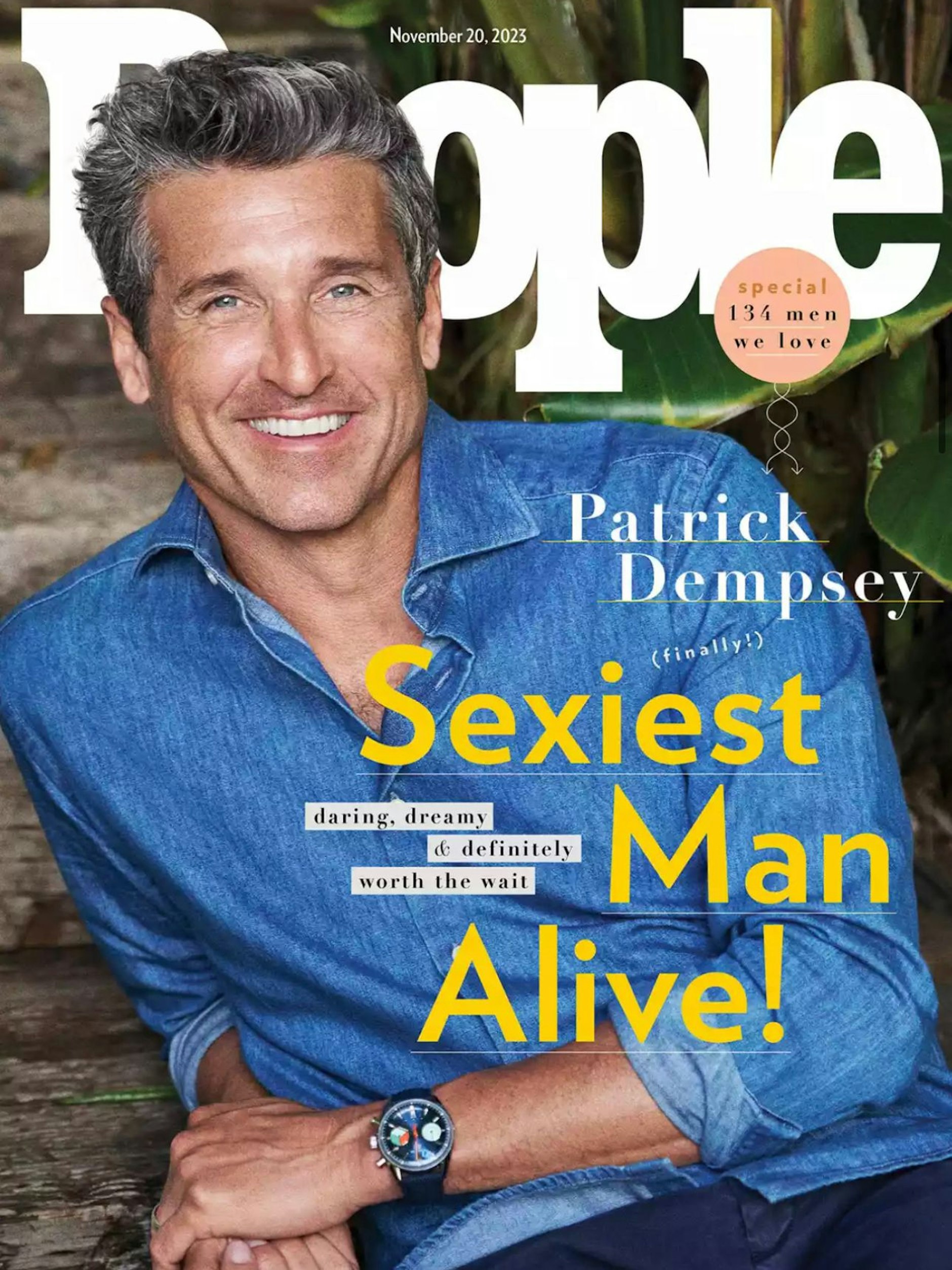 Patrick Dempsey auf dem Cover des People-Magazins.
