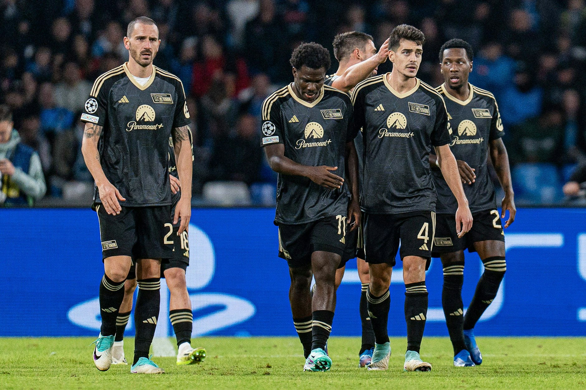 Freude bei Union nach dem Tor zum 1:1 durch David Fofana. 