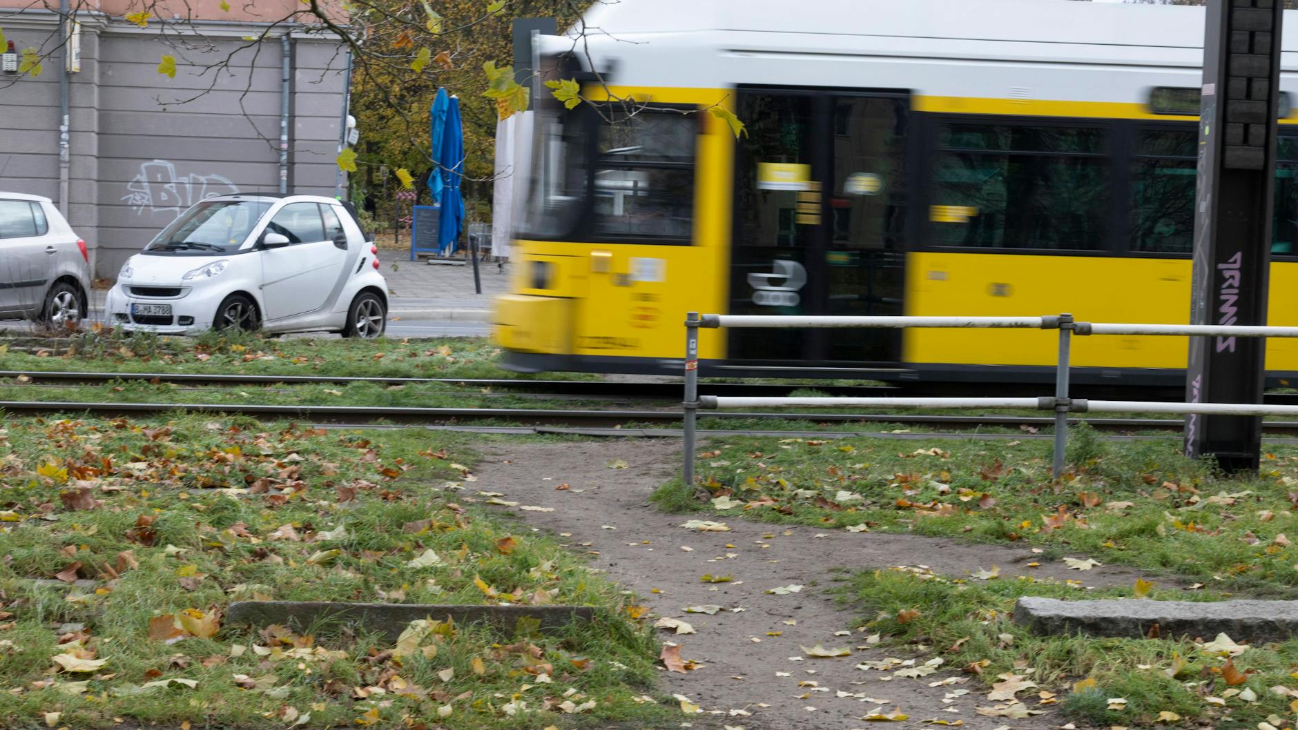 Die Tramstrecke in Johannisthal wird in den kommenden Jahren bis nach Neukölln verlängert.