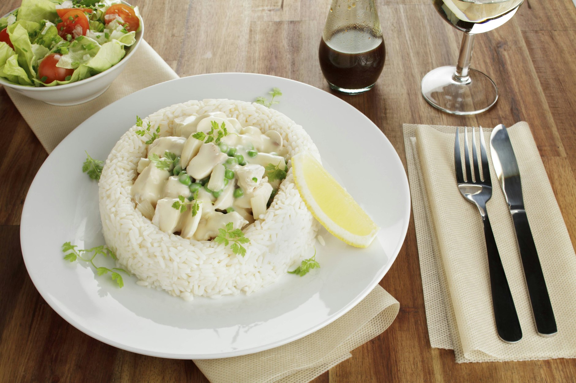 Dieses Rezept für Hühnerfrikassee schmeckt der ganzen Familie.