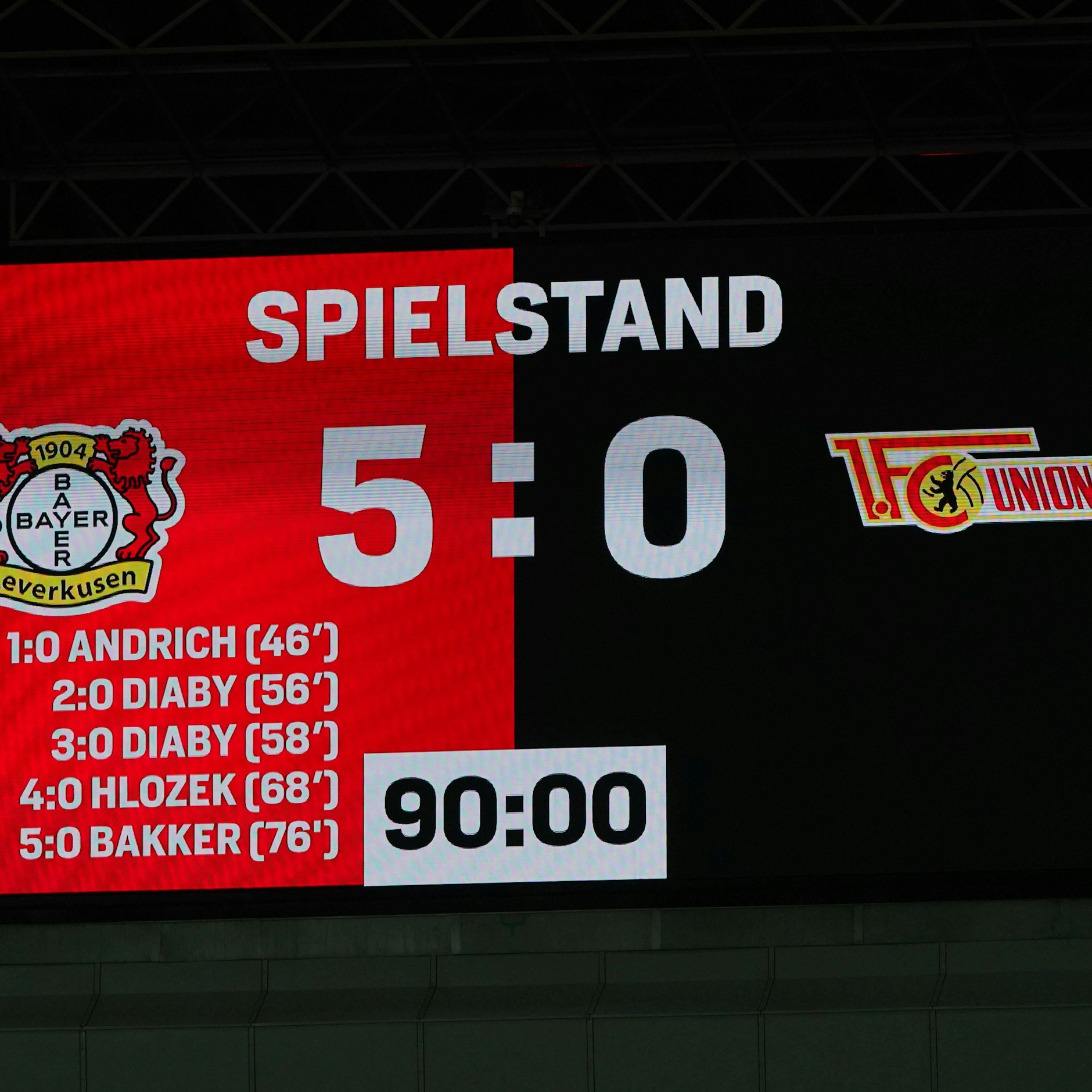 Vor einem Jahr kassierte der 1. FC Unon die höchste Bundesliga-Niederlage der Vereinsgeschichte bei Bayer Leverkusen.
