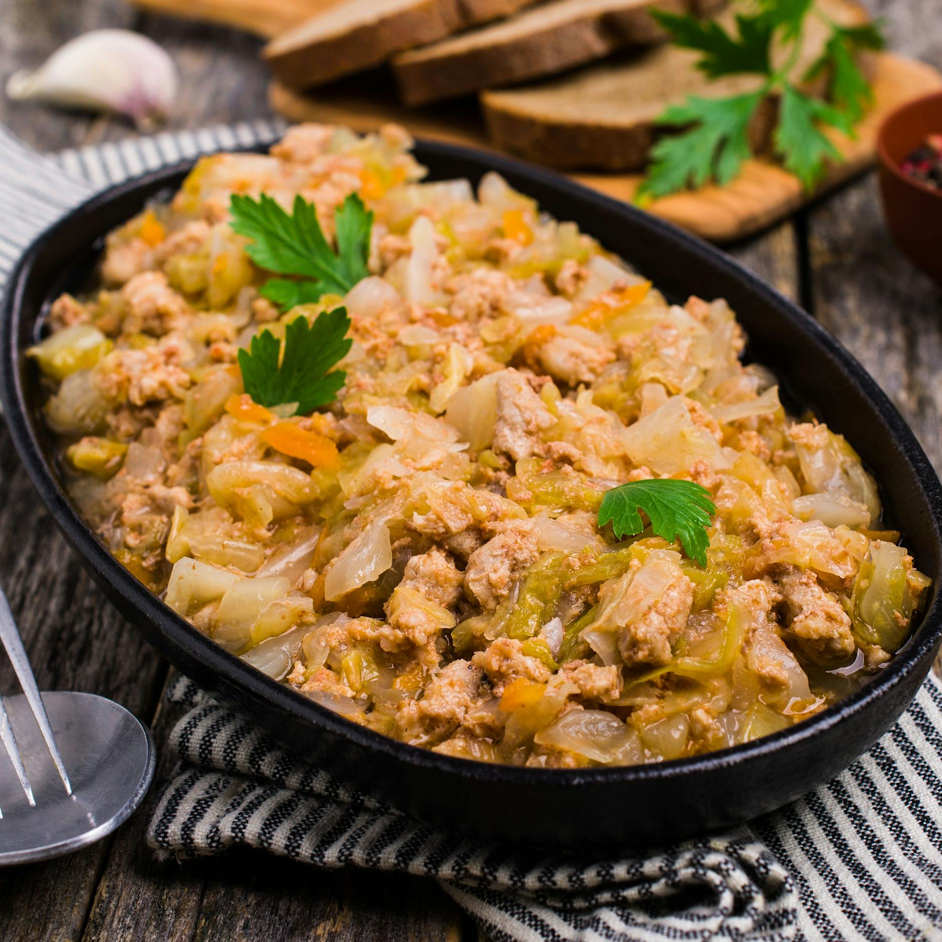 Geniales Rezept für Spitzkohlpfanne mit Hackfleisch - einfach und lecker