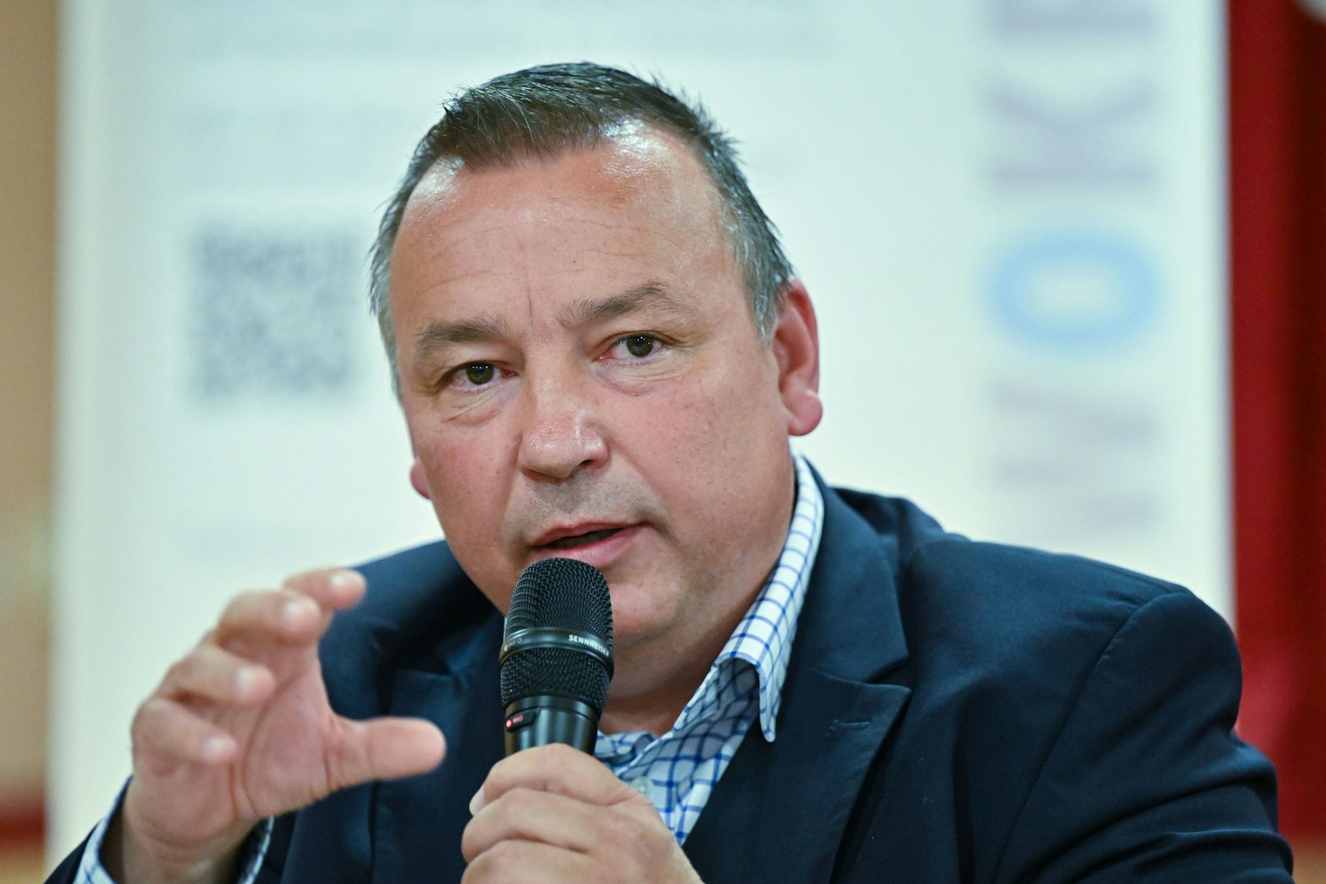 Sven Herzberger (parteilos), Bewerber zur Landratswahl im brandenburgischen Landkreis Dahme-Spreewald.