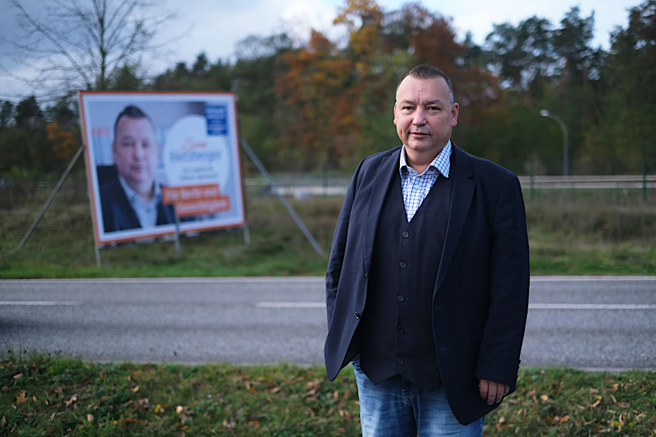 Kandidat Sven Herzberger gehört keiner Partei an.