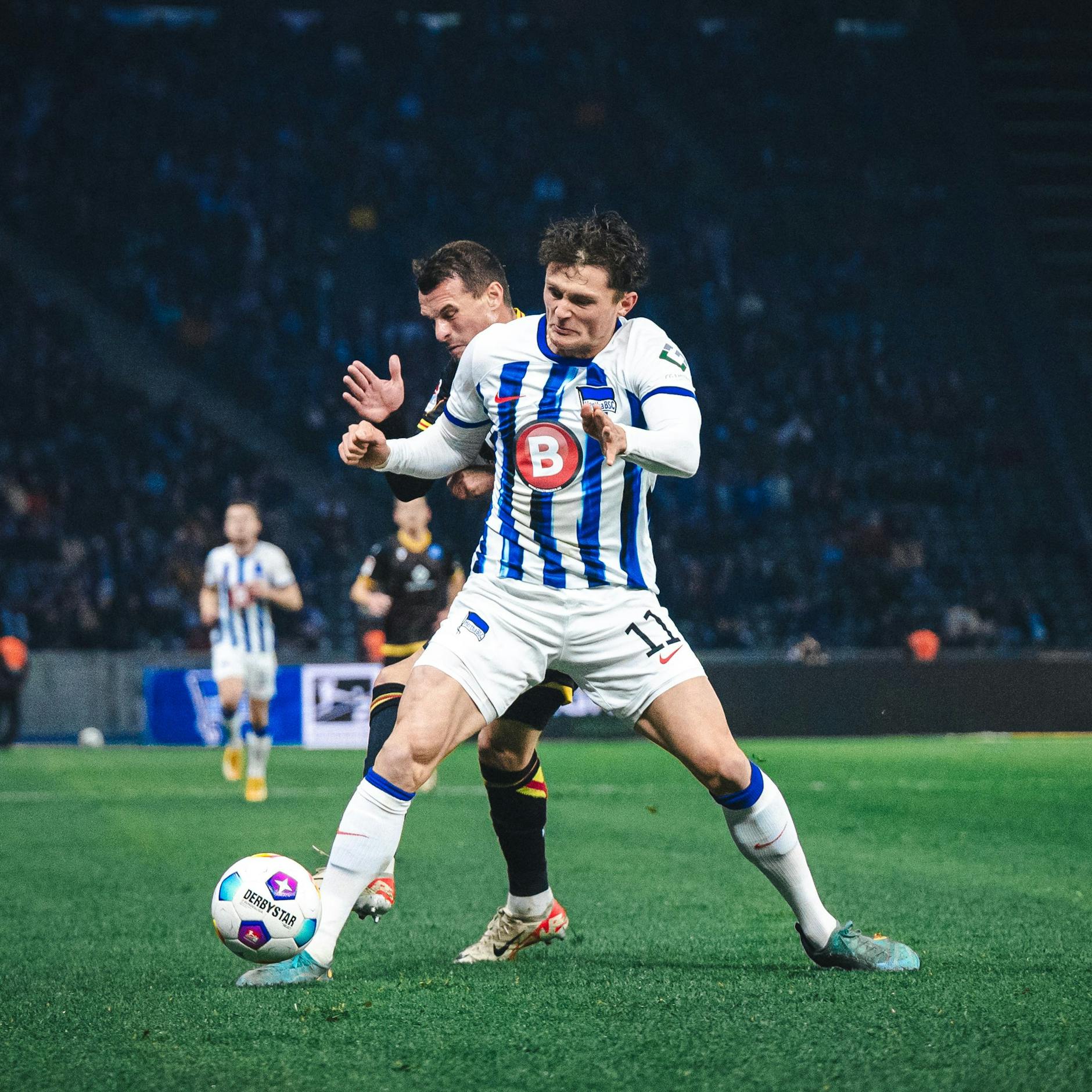 Flügelspieler Fabian Reese ist momentan der konstanteste Spieler. Doch in Herthas zentralem Mittelfeld fehlt Kreativität.