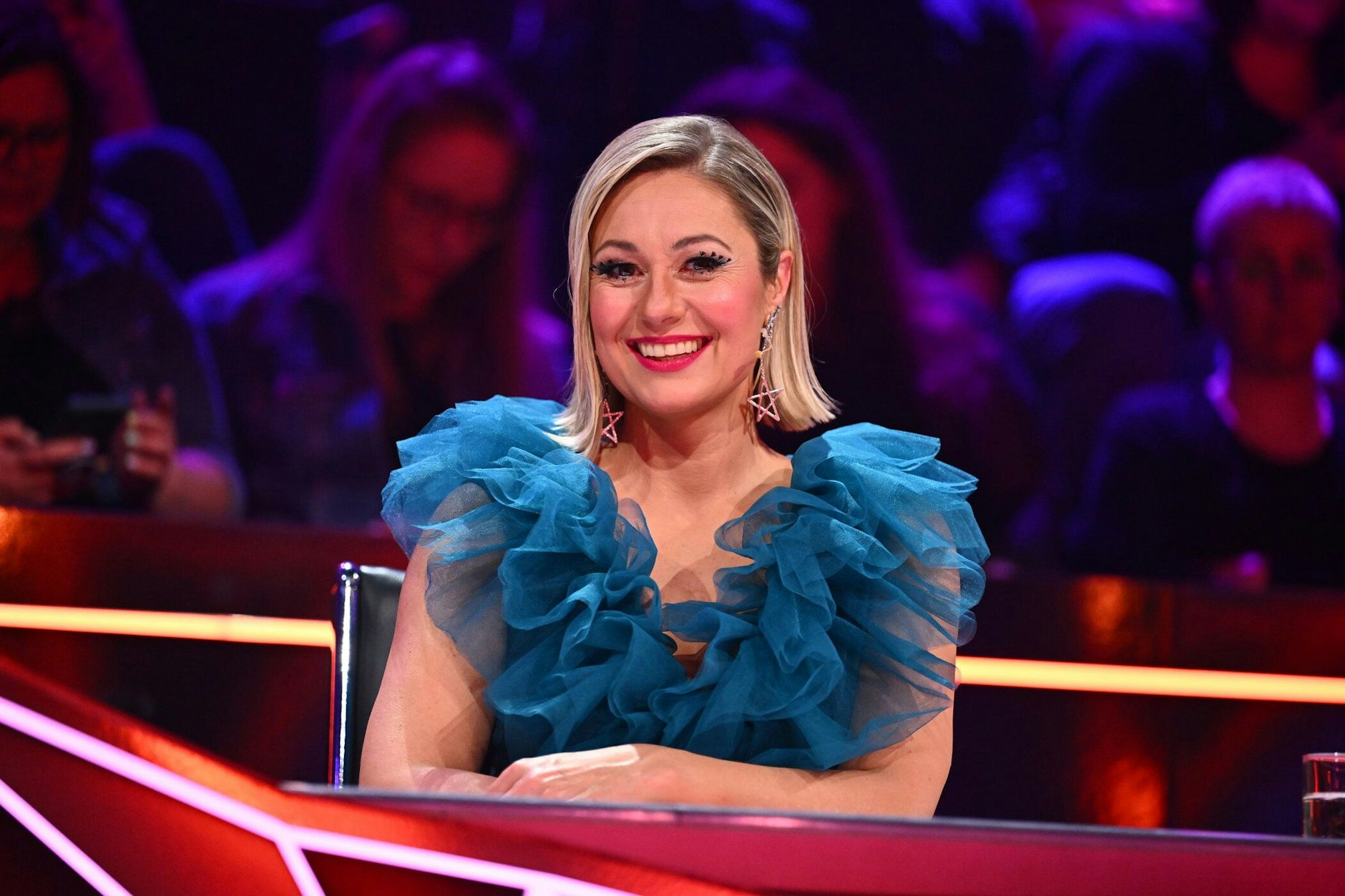 Ruth Moschner sitzt auch in der neuen Staffel von The Masked Singer im Rateteam.