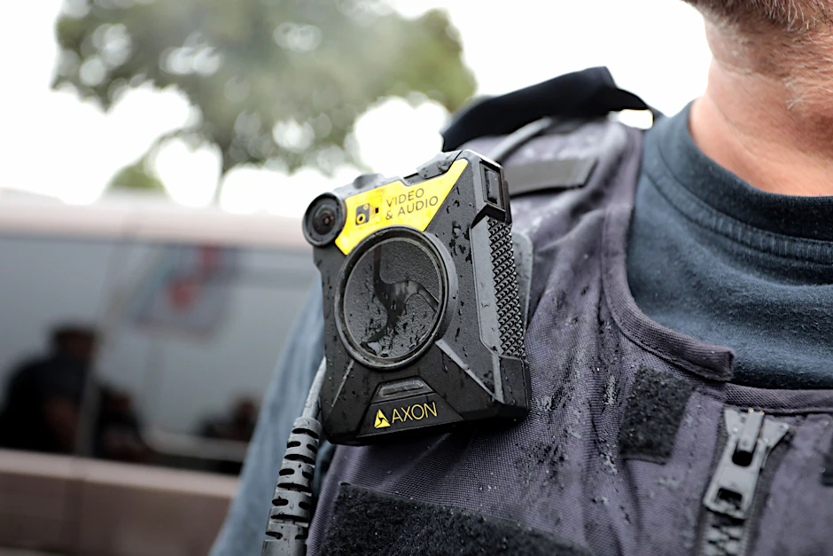 Polizist mit Bodycam