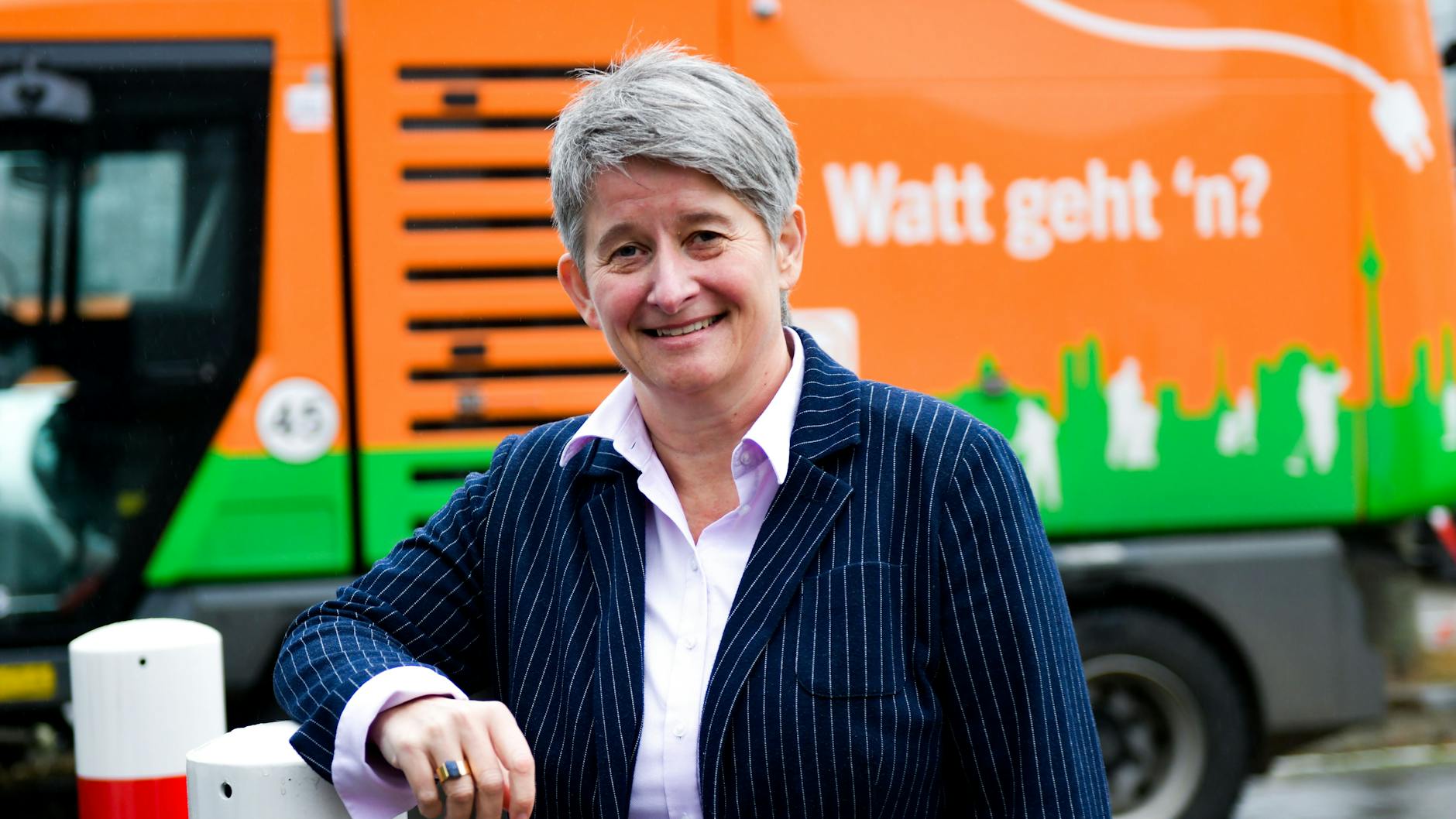 Stefanie Otto ist die Chefin der Berliner Stadtreinigung.