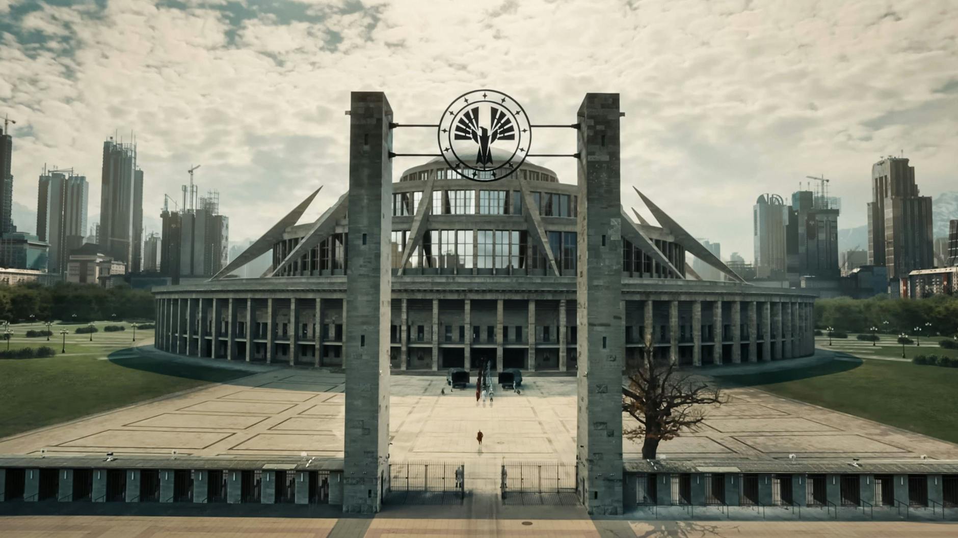 Erkannt? Hierbei handelt es sich um das Berliner Olympiastadion, digital nachbearbeitet.