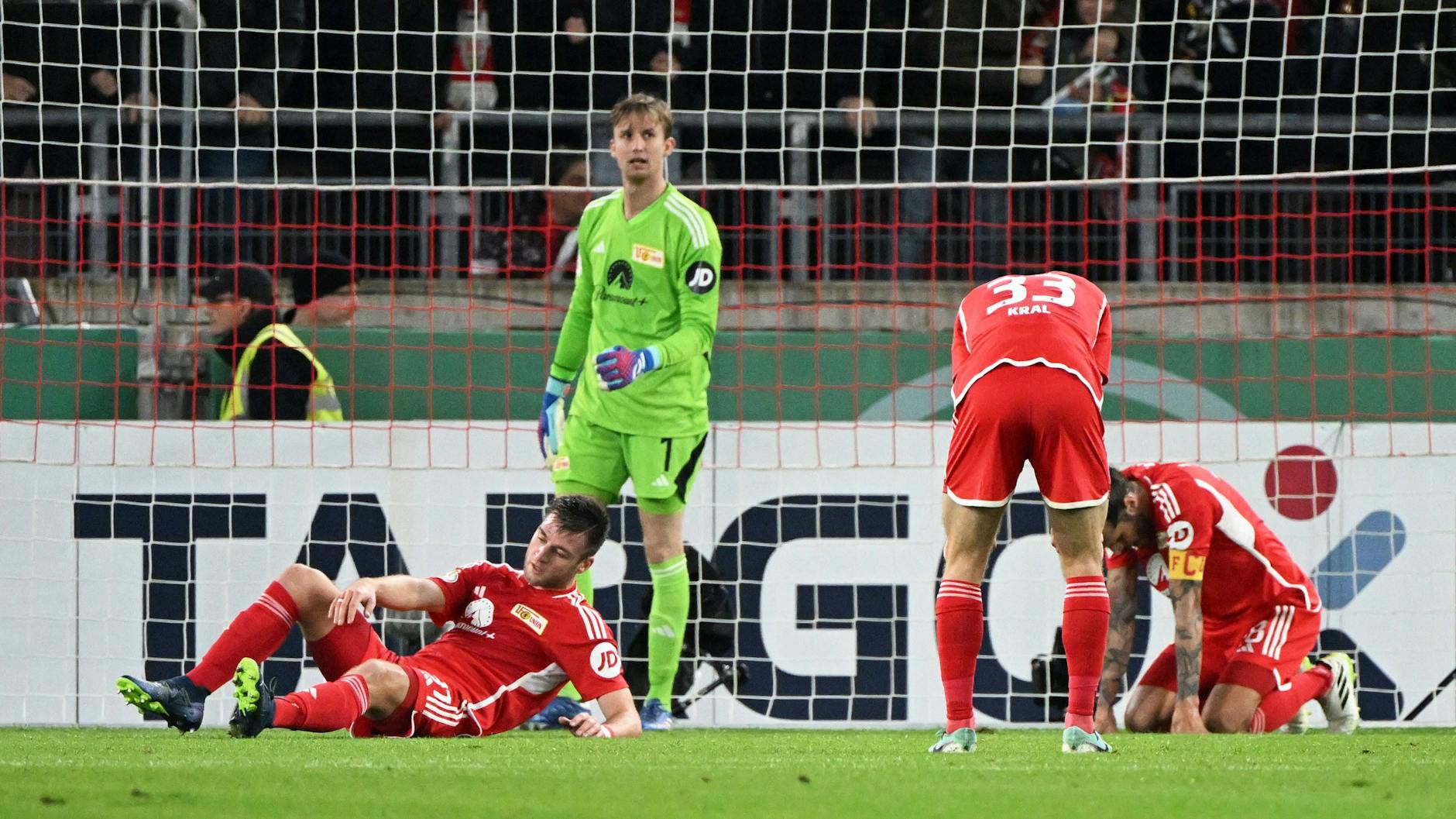 So war es zuletzt immer wieder: der 1. FC Union ist nach dem nächsten Rückschlag am Boden.