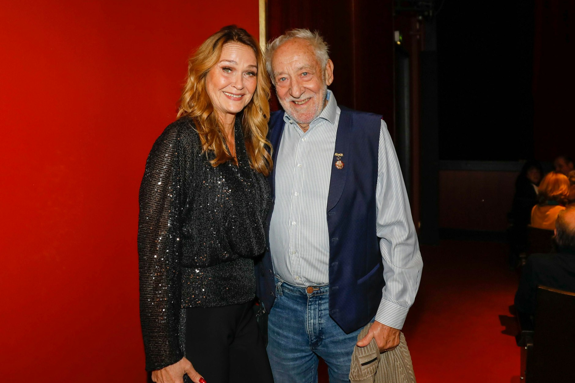 Christiane Hallervorden und Dieter Hallervorden bei der Theaterpremiere des Stücks „Die Maria und der Mohamed“ im Schlosspark-Theater Berlin. (Archivfoto) 