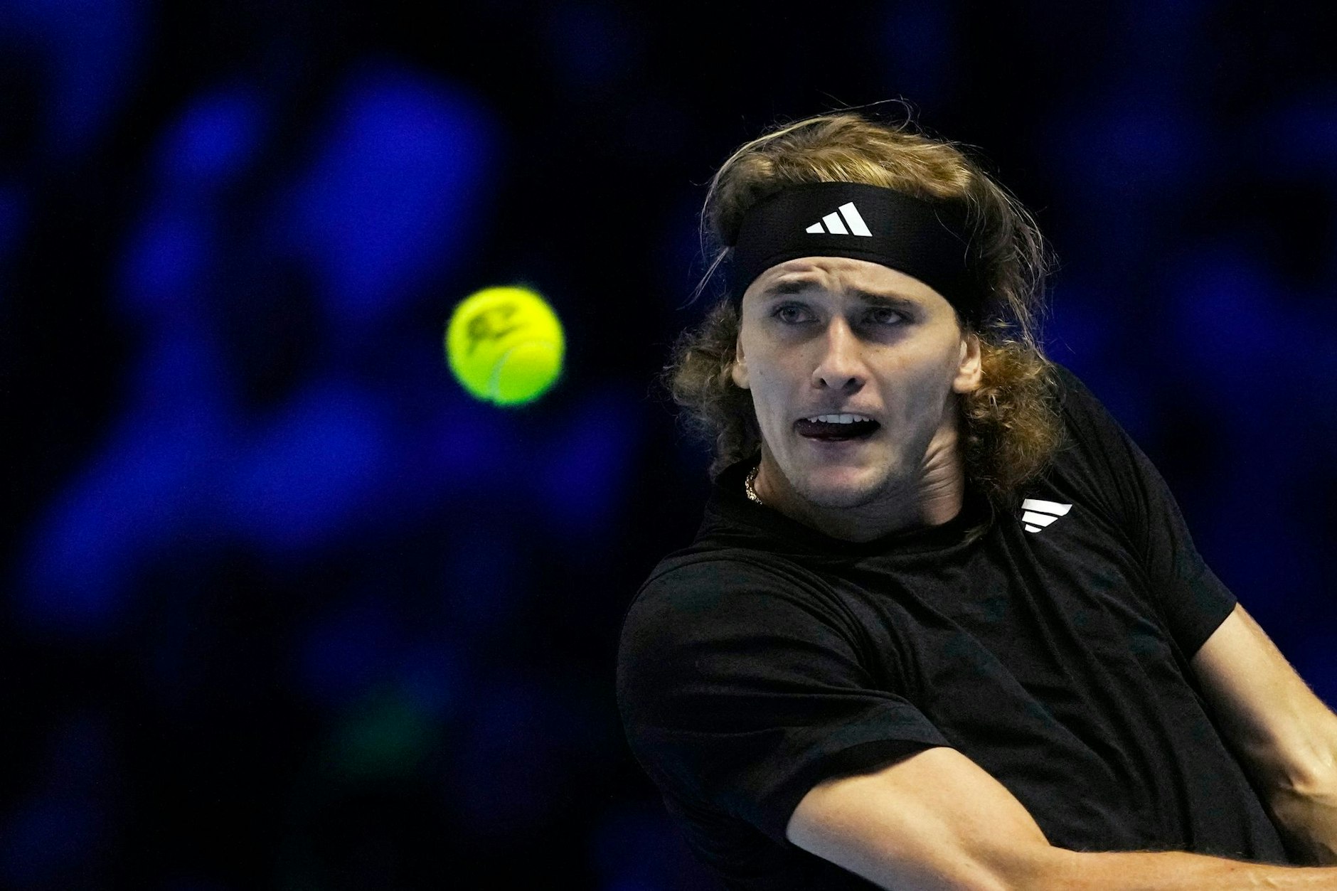 Alexander Zverev in Aktion.  