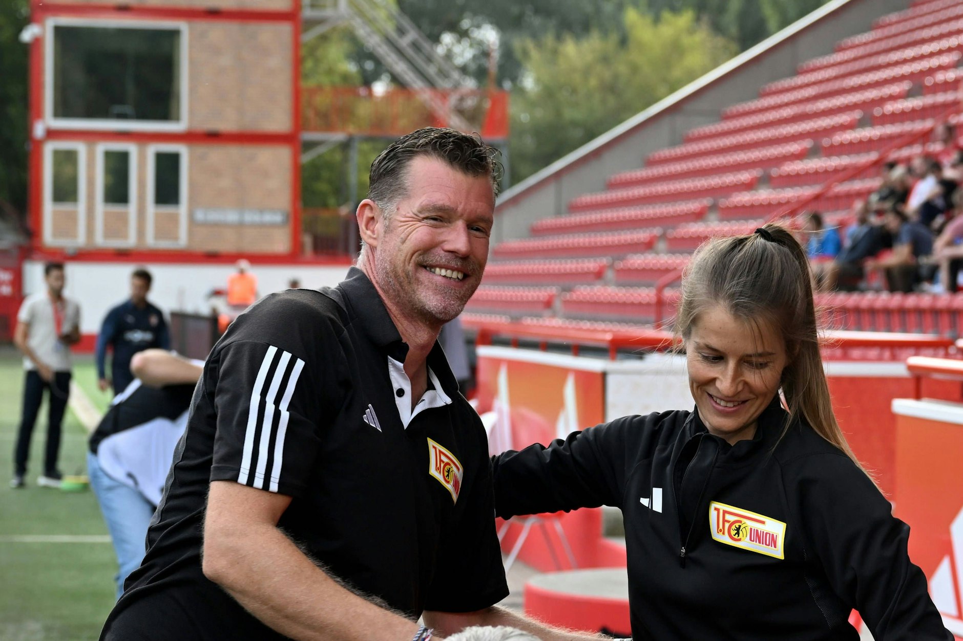 Marco Grote und Marie-Louise Eta übernehmen als Trainergespann den Rettungsjob beim 1. FC Union.