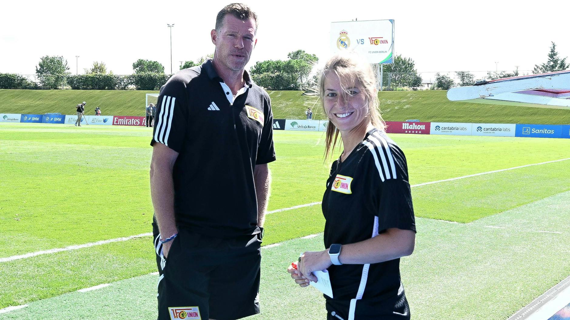 Die Neuen bei den Profis des 1. FC Union: Marco Grote und Marie-Louise Eta