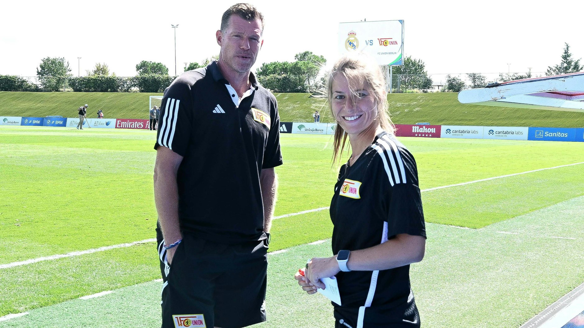 Die Neuen bei den Profis des 1. FC Union: Marco Grote und Marie-Louise Eta