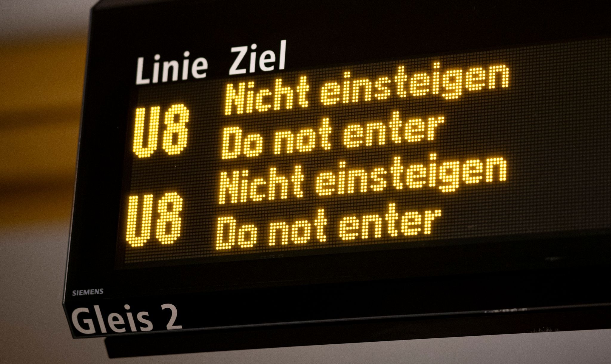 Berliner aufgepasst, U-Bahn-Linie U8 vor Weihnachten gesperrt