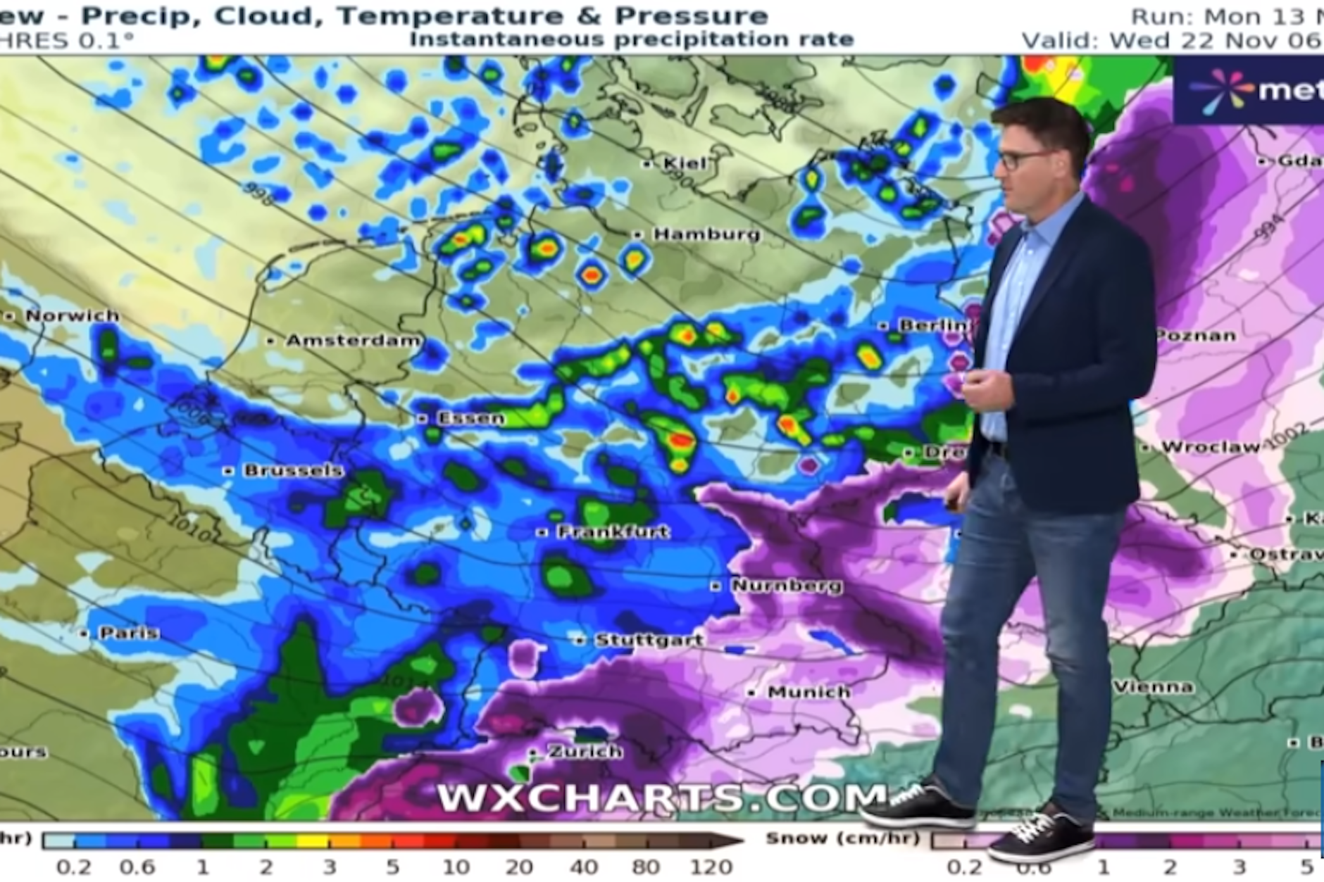 Wie wird das Wetter in den kommenden Tagen? Laut Experte Dominik Jung und den Karten, die er zeigt, könnte es ab Mittwoch zum Wintereinbruch kommen.