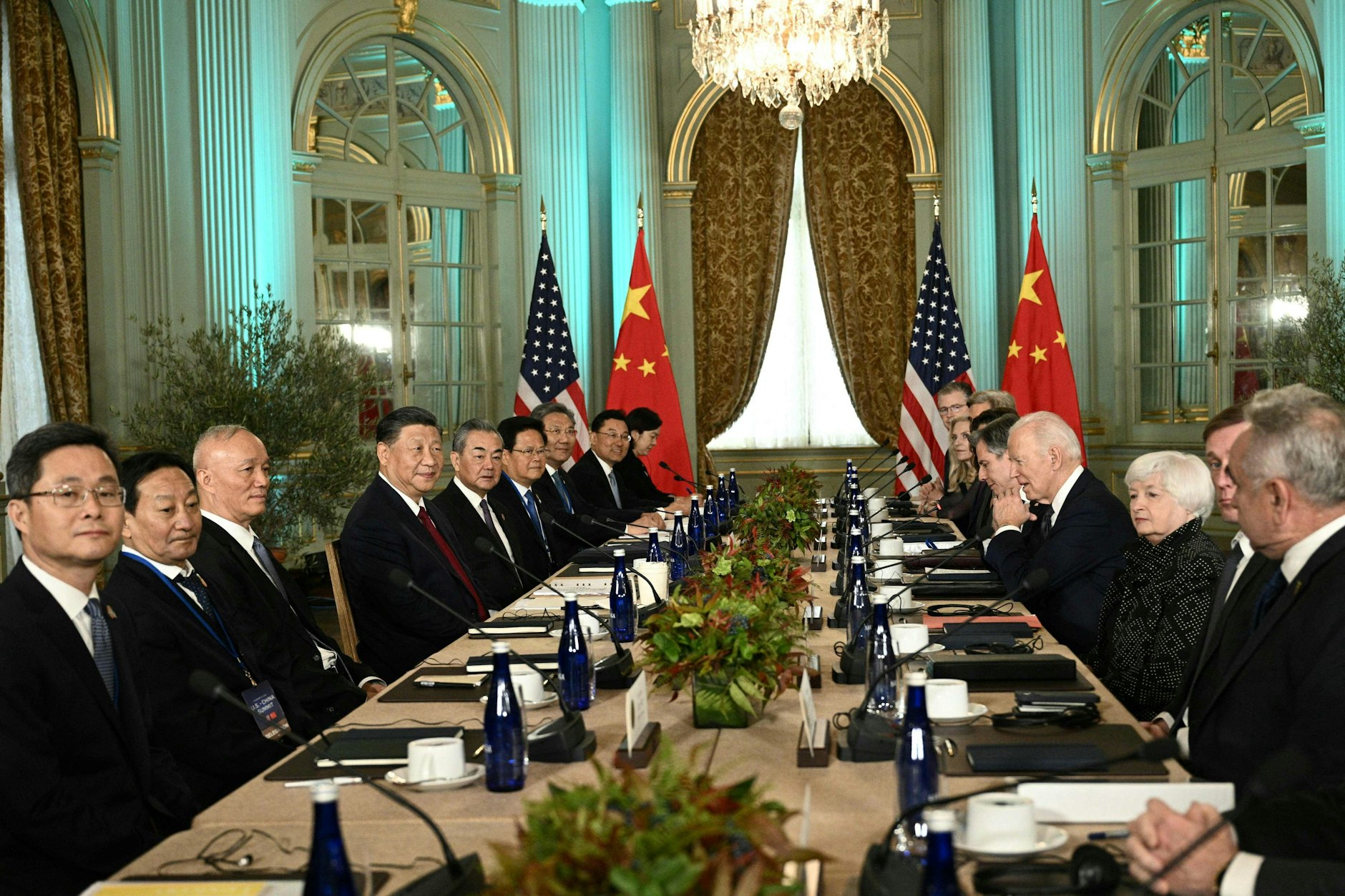 Xi Jinping und Joe Biden beim Apec-Gipfeltreffen in San Francisco