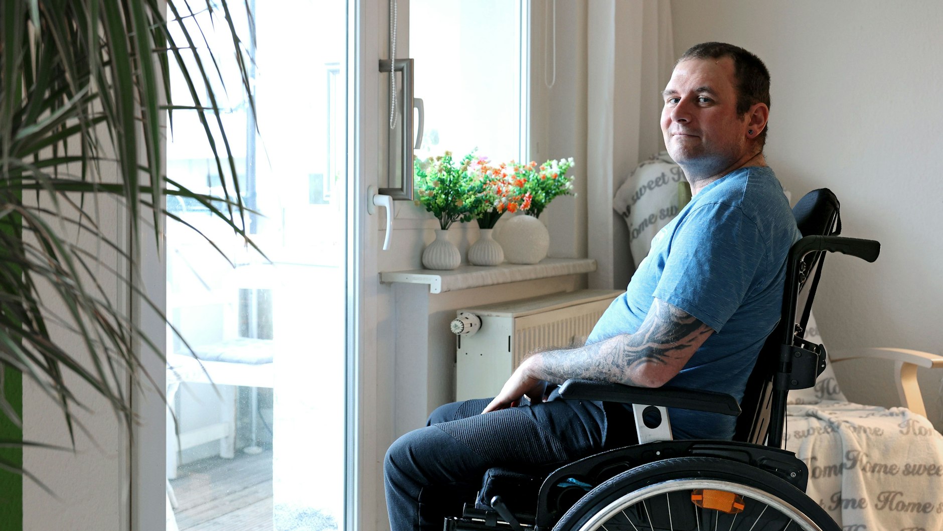 Sven Wegner (37) würde gern wieder mit seinen Freunden zum Kartenspielen.&nbsp;