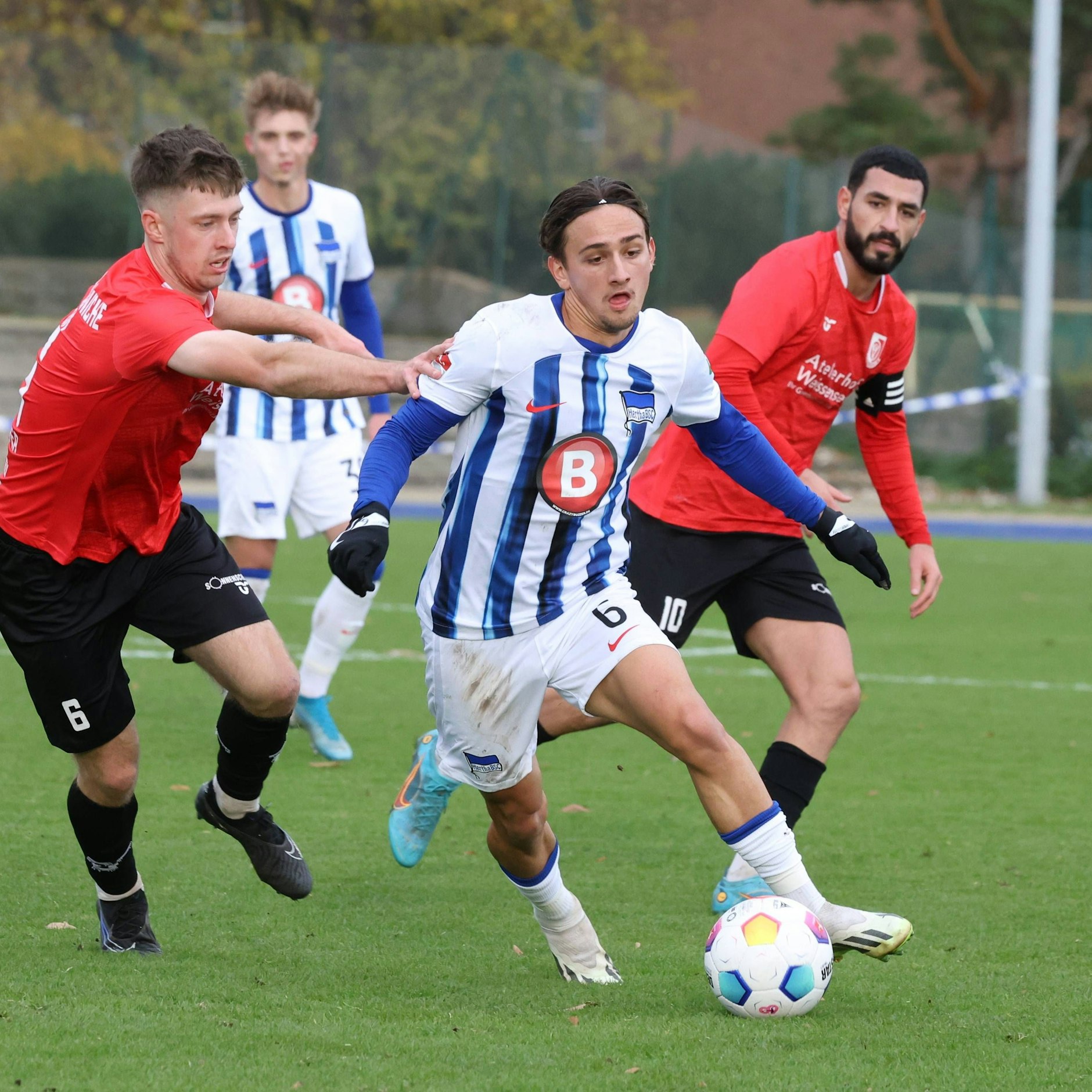 Herthas Michael Karbownik konnte Trainer Pal Dardai nicht im Test gegen Altglienicke überzeugen.