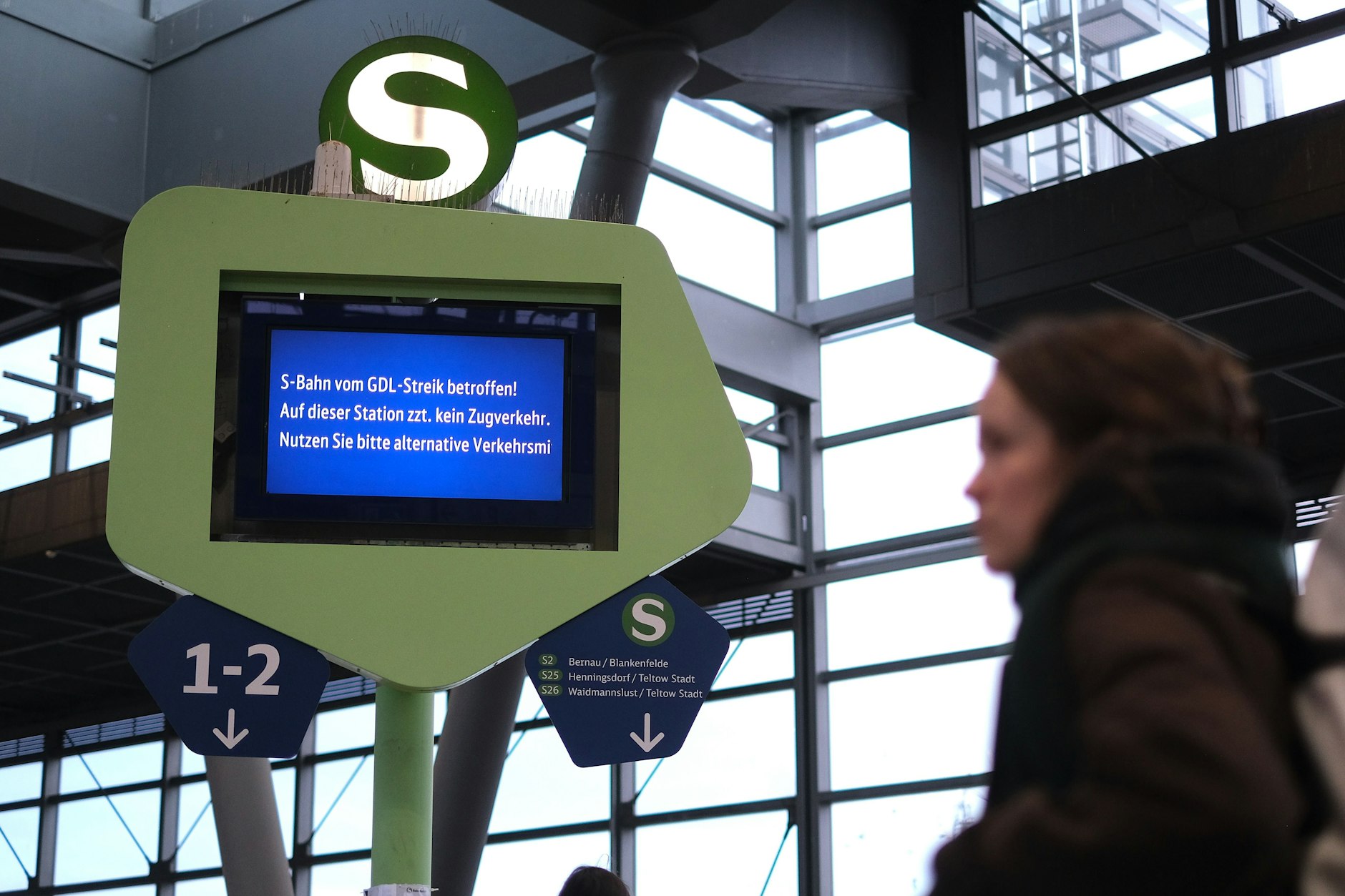 Ab Donnerstag streikt die Bahn. Viele S-Bahnen in Berlin fallen dann aus.