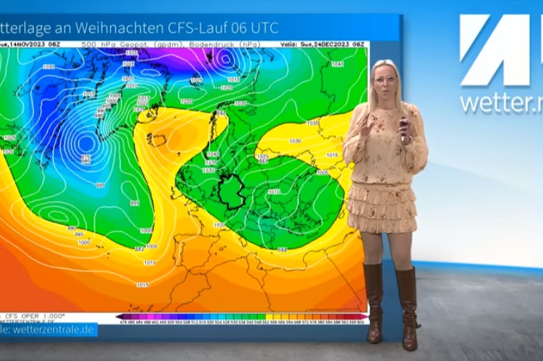 Laut Wetter-Expertin Kathy Schrey könnte es weiße Weihnachten geben.