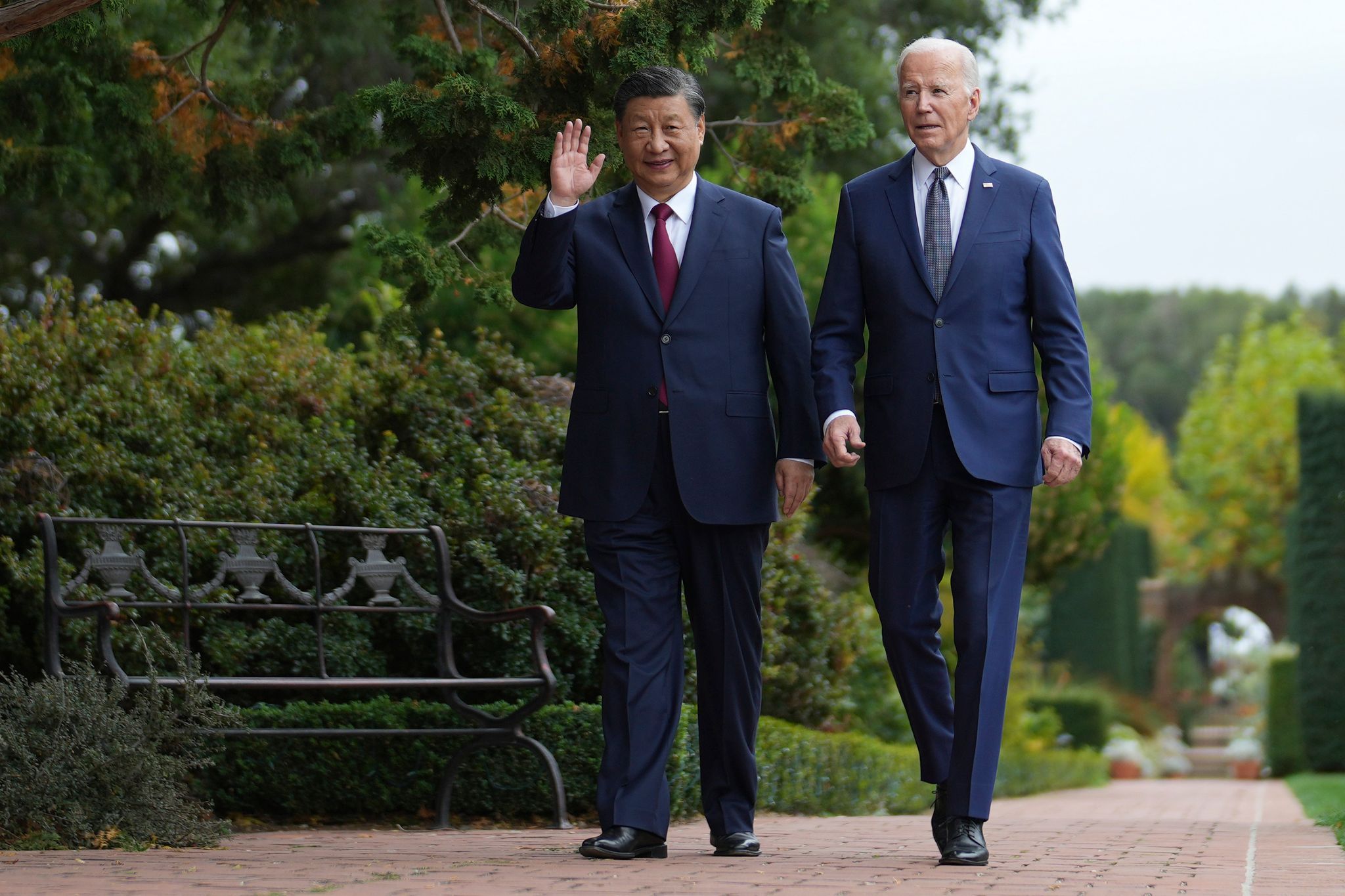 Xi Jinping und Joe Biden: Chinesen sorgen sich darum, dass die USA ihr System stürzen wollen