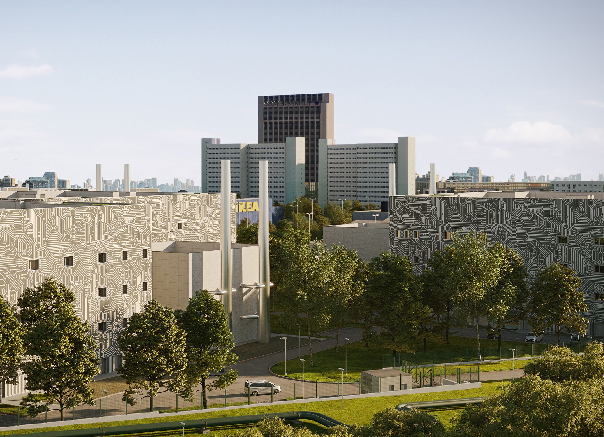 Gleich hinter Ikea: Hier entsteht für 1 Mrd. Euro Berlins größtes Rechenzentrum