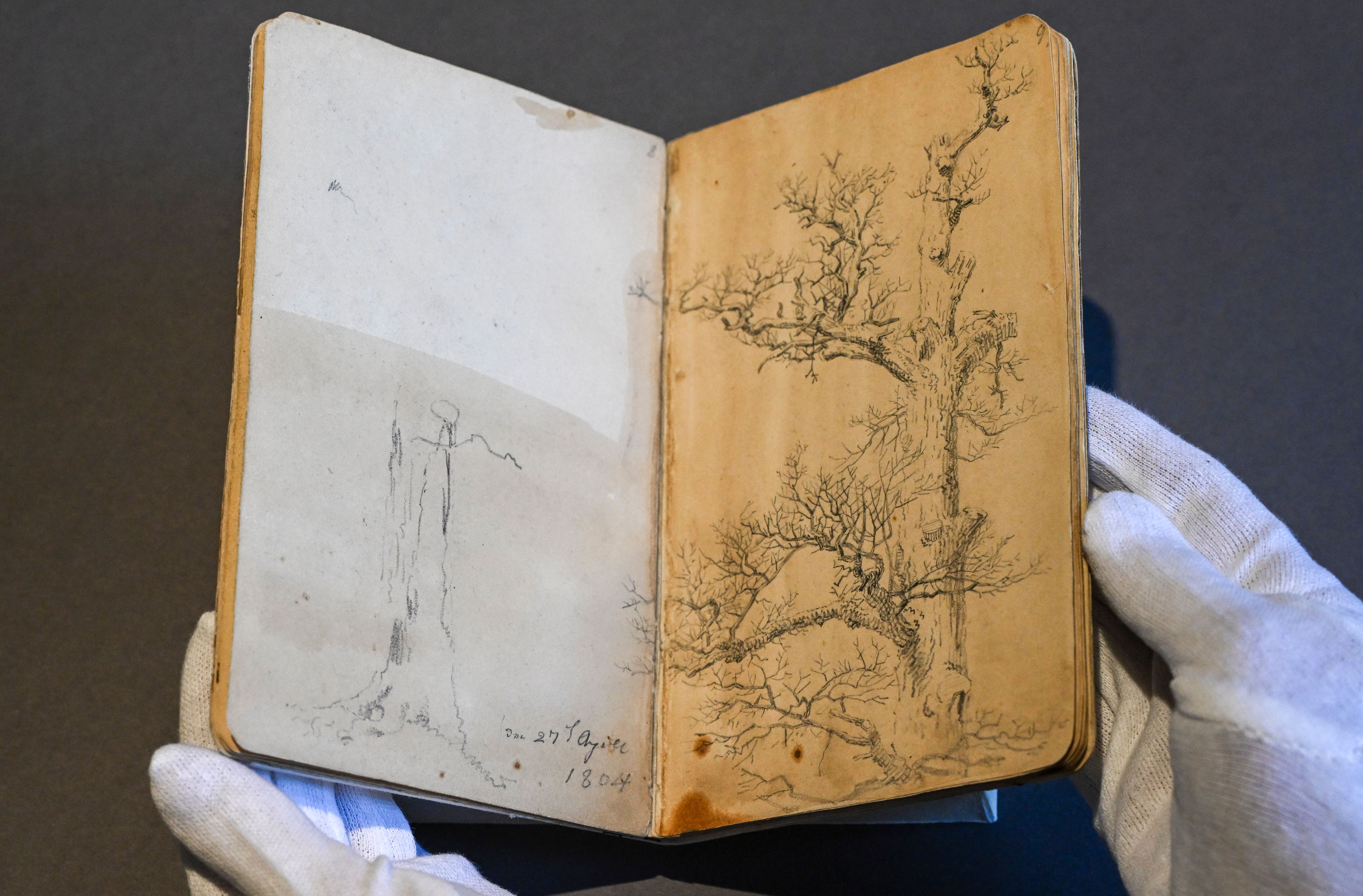 Caspar David Friedrich: Wertvolles Skizzenbuch des Malers wird in Berlin versteigert