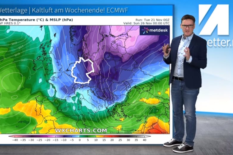 Das Wetter hat einen richtigen Kälteschock im Gepäck, es wird winterlich, weiß Wetter-Experte Dominik Jung.