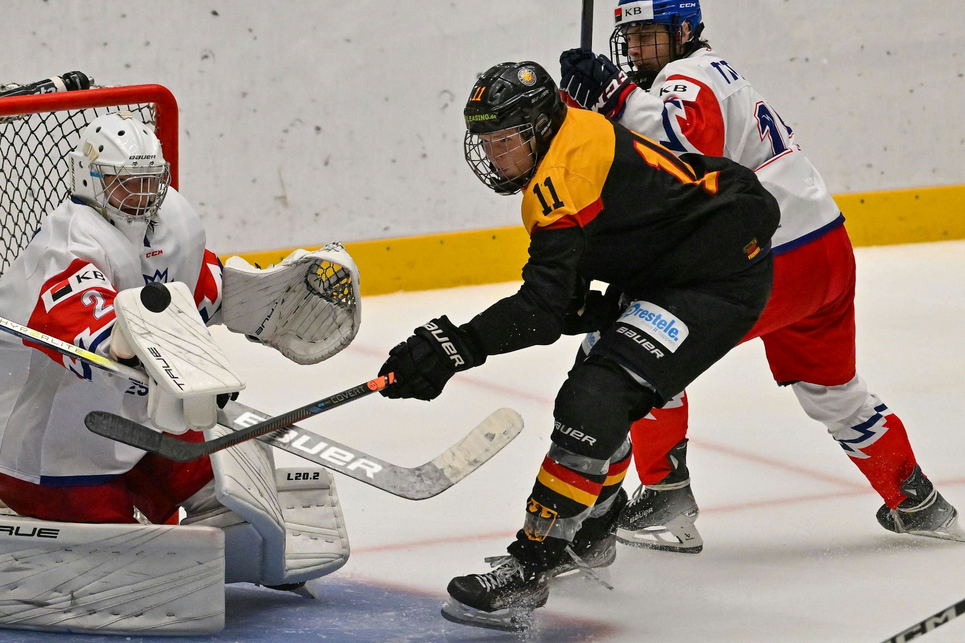 Clemens Sager stürmte im Sommer auch für die deutsche U18 bei einem Turnier in Tschechien.