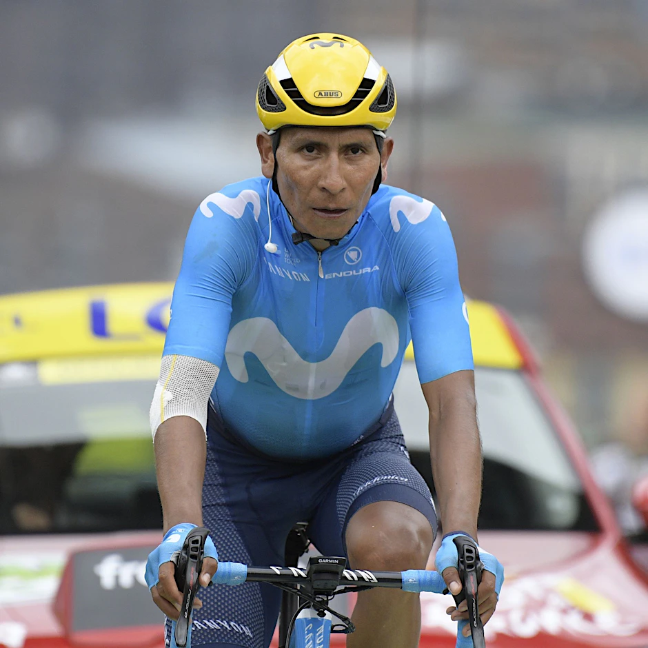 ARCHIV - Kehrt zum Team Movistar zurück: Nairo Quintana.  