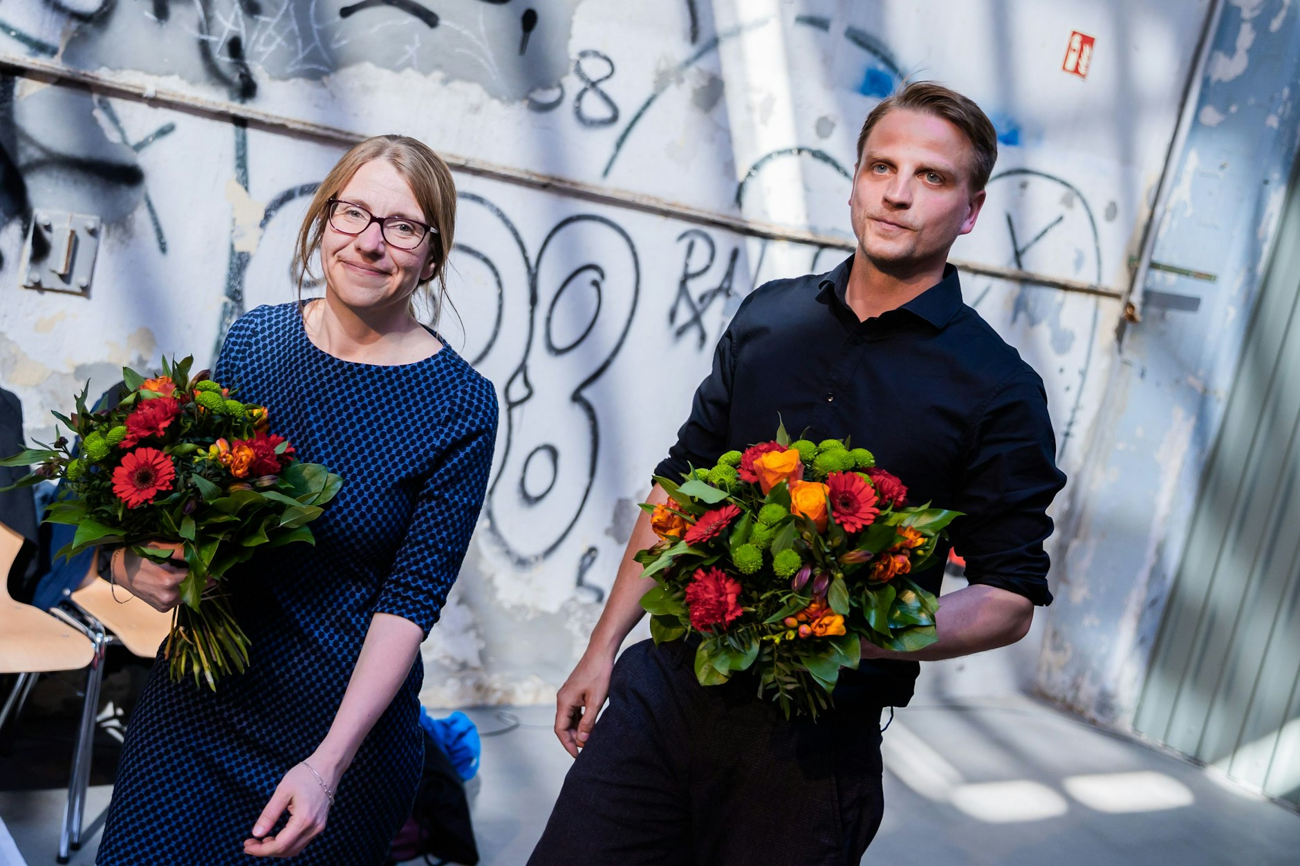 Franziska Brychcy und Maximilian Schirmer sind das Spitzenduo der Berliner Linken.