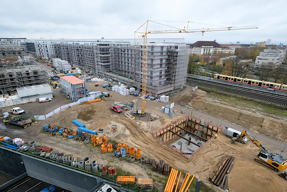 Blick auf das Stadtquartier Friedenauer Höhe, wo das Projekt Smyles entsteht.