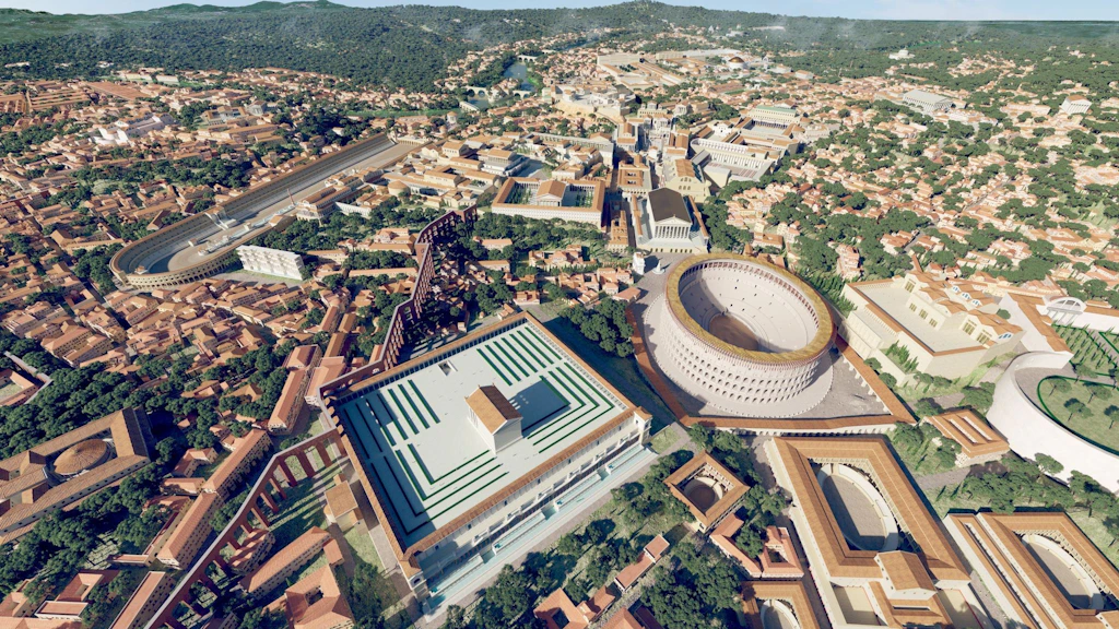 Zeitreise in antikes Rom mit 3D-Rekonstruktion