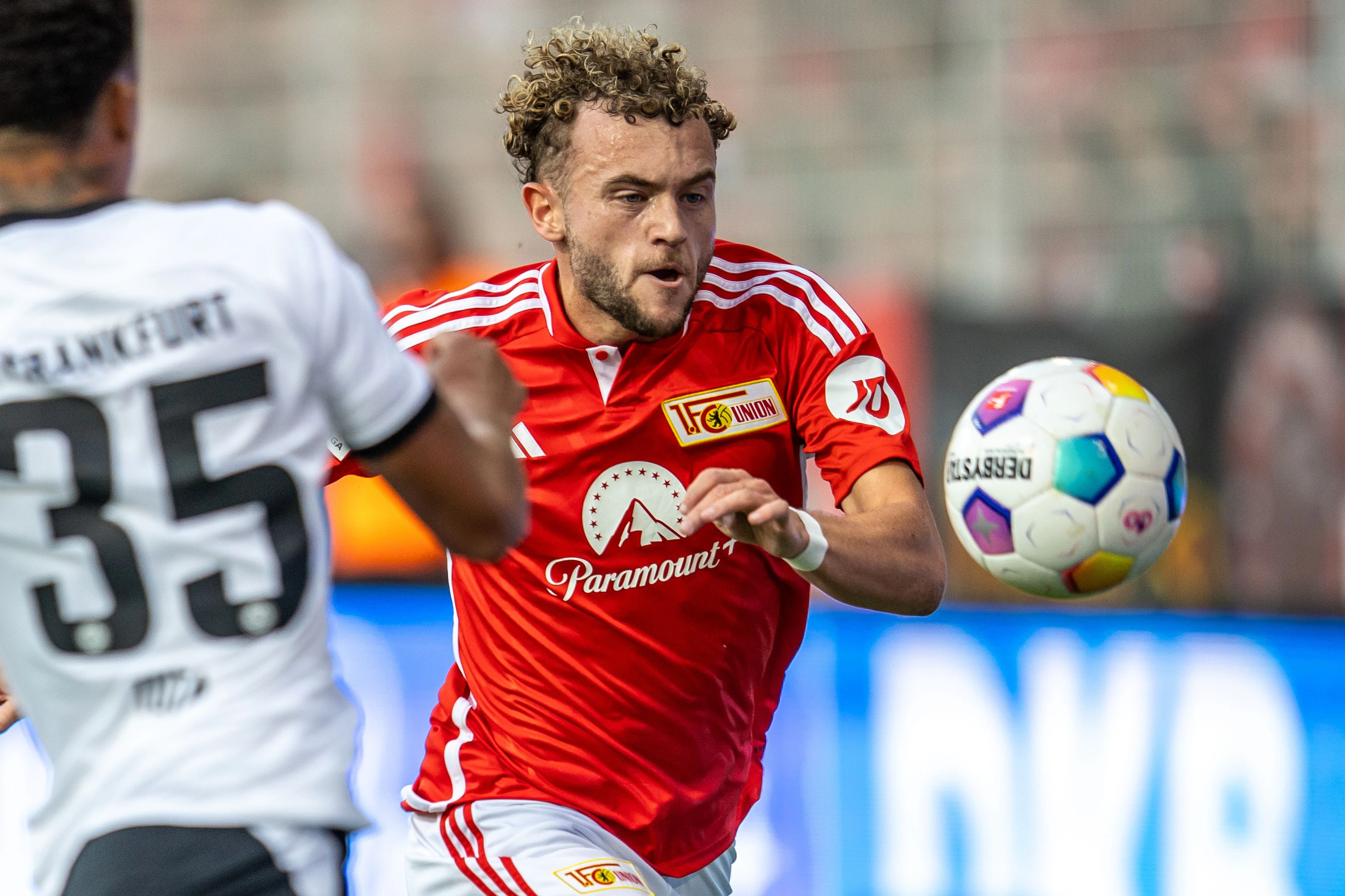 Ein seltenes Bild: Benedict Hollerbach in Aktion beim 1. FC Union Berlin.