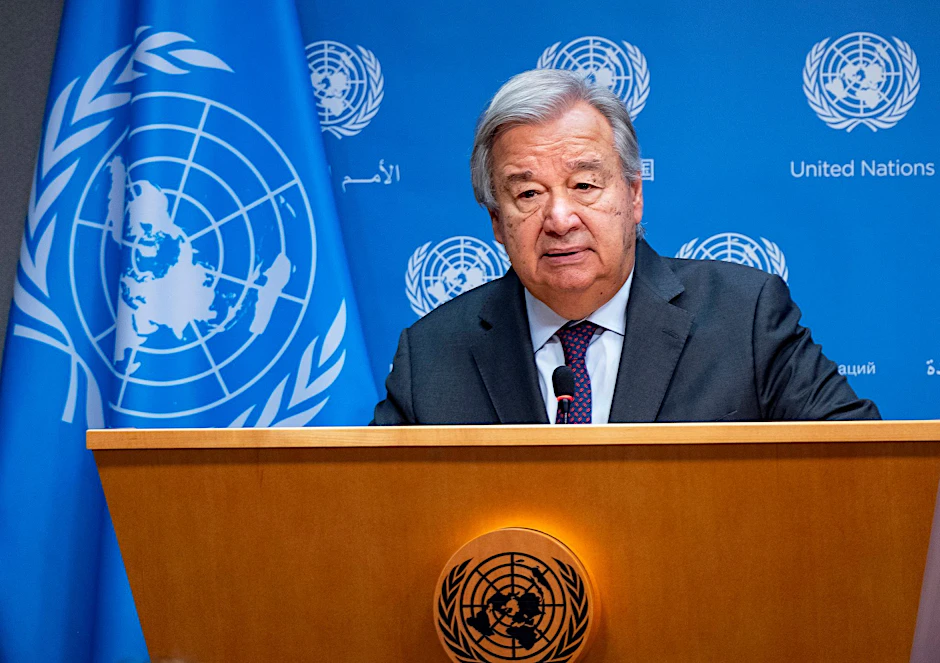 ARCHIV - UN-Generalsekretär António Guterres stand für seine Äußerungen zum Gaza-Krieg mehrfach in der Kritik.  