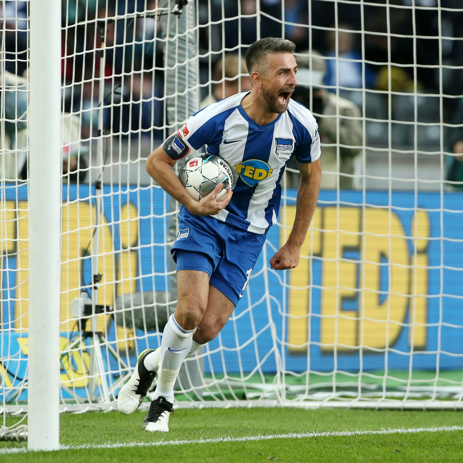 Stürmer Vedad Ibisevic war von 2015 bis 2020 Herthas Torgarant. 54 Treffer machte er in fünf Spielzeiten.