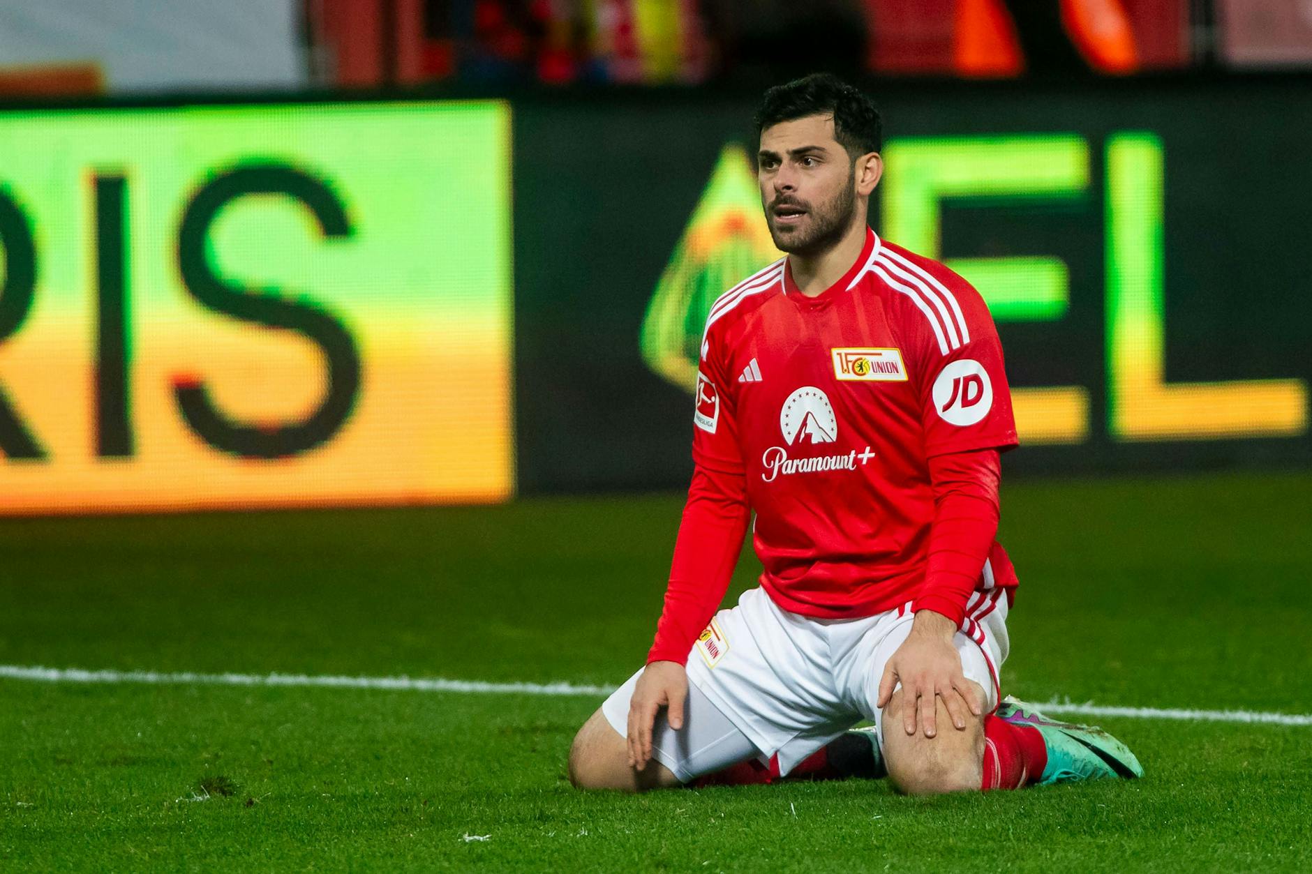 Stürmer Kevin Volland traf für den 1. FC Union gegen den FC Augsburg zum hochverdienten 1:1. 