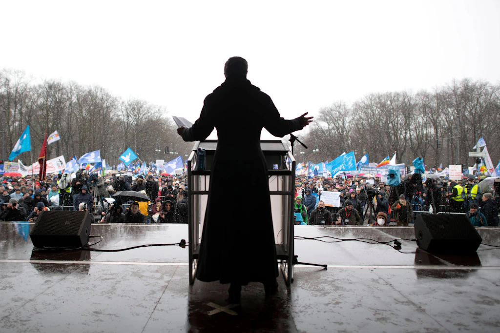 Demo in Berlin für Frieden und gegen die Ampel: Ist das der Beginn eines heißen Protest-Winters?