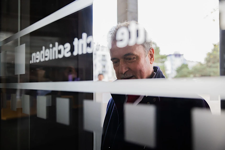 Claus Weselsky(GDL) kommt zur Fortsetzung der zweiten Runde der Tarifverhandlungen.  