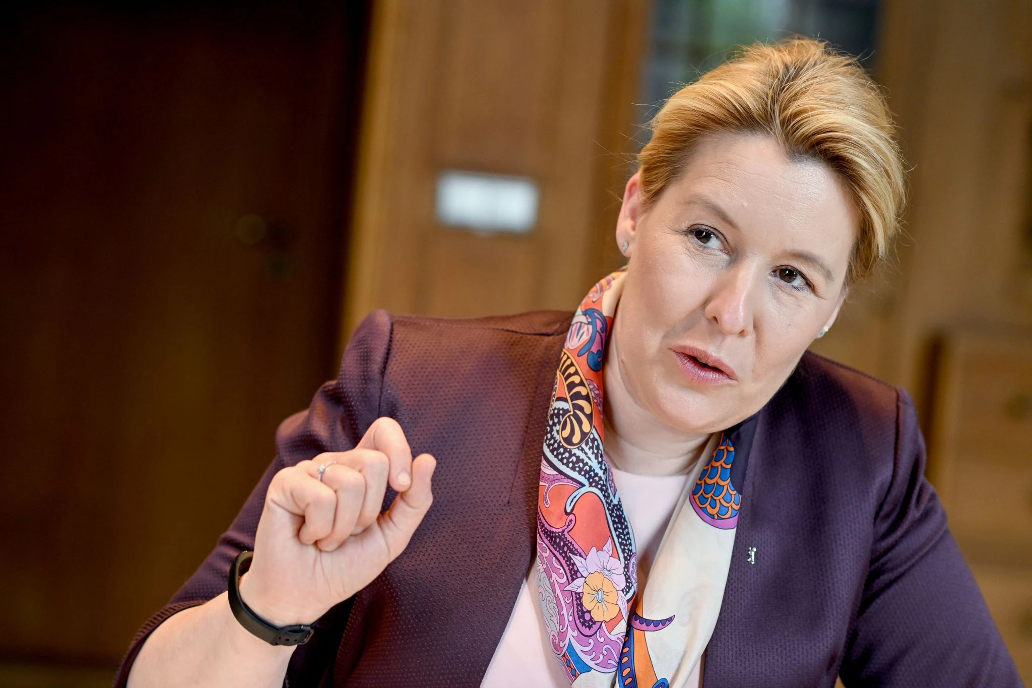 Als ehemalige Regierende Bürgermeisterin verspricht Franziska Giffey (SPD) einen intensiven Wahlkampf.