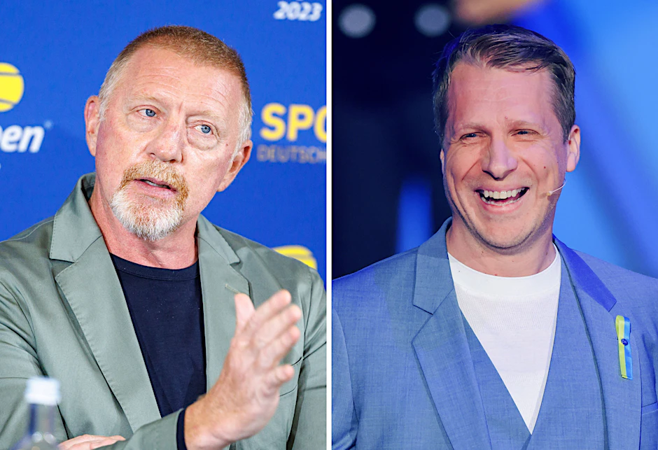 Boris Becker (l) hat sich mit seiner Unterlassungsklage gegen Oliver Pocher durchgesetzt.&nbsp;