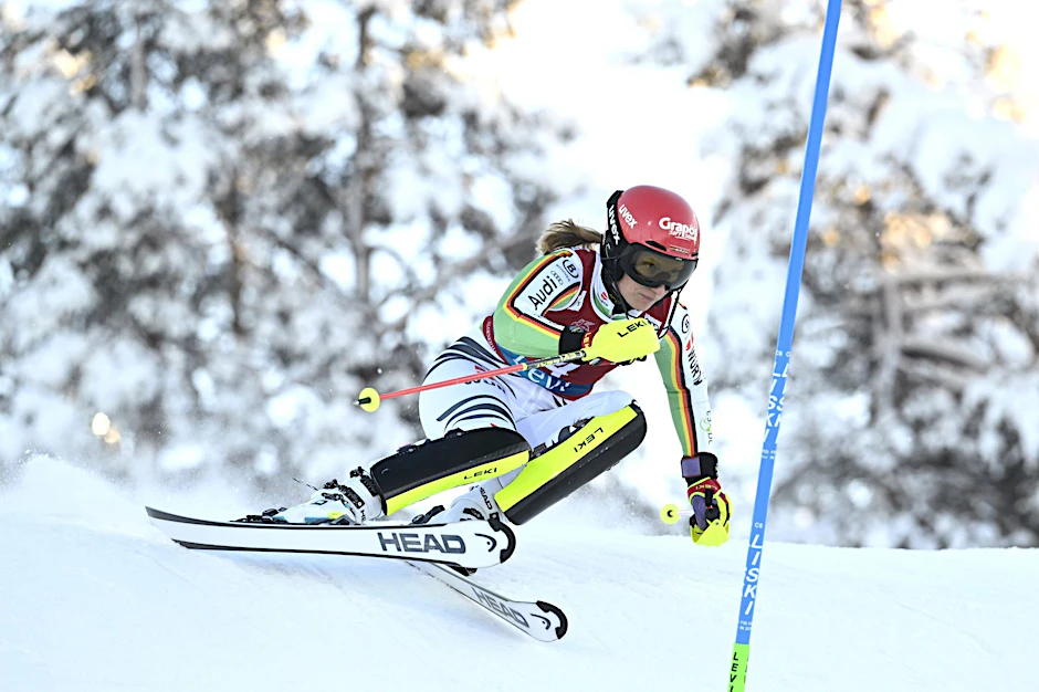 Fuhr in Levi erneut aufs Podium: Lena Dürr.  